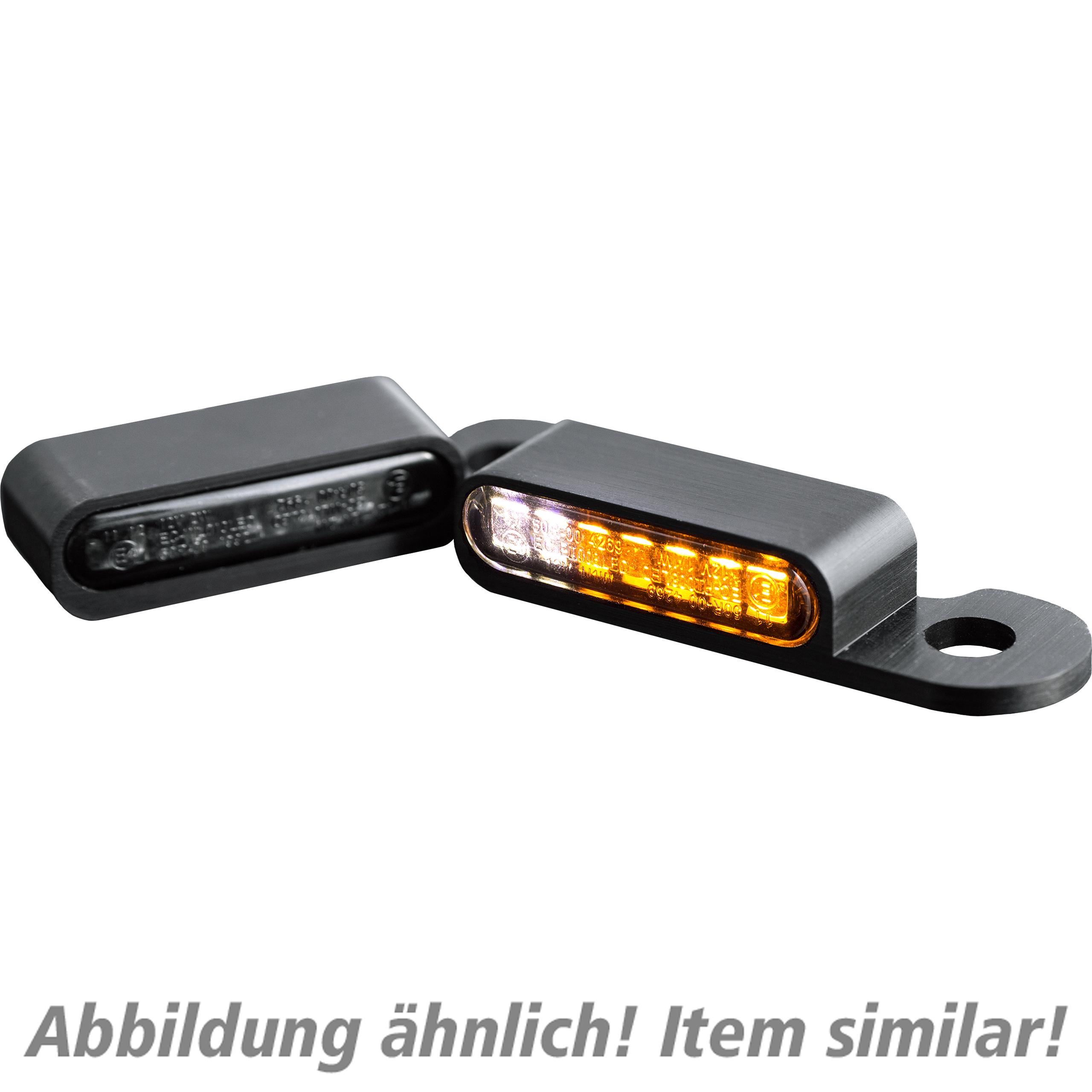 HeinzBikes LED Alu Blinker/Positionspaar für Sportster 90-03 schwarz - Motorradteile & Ersatzteile - Beleuchtung