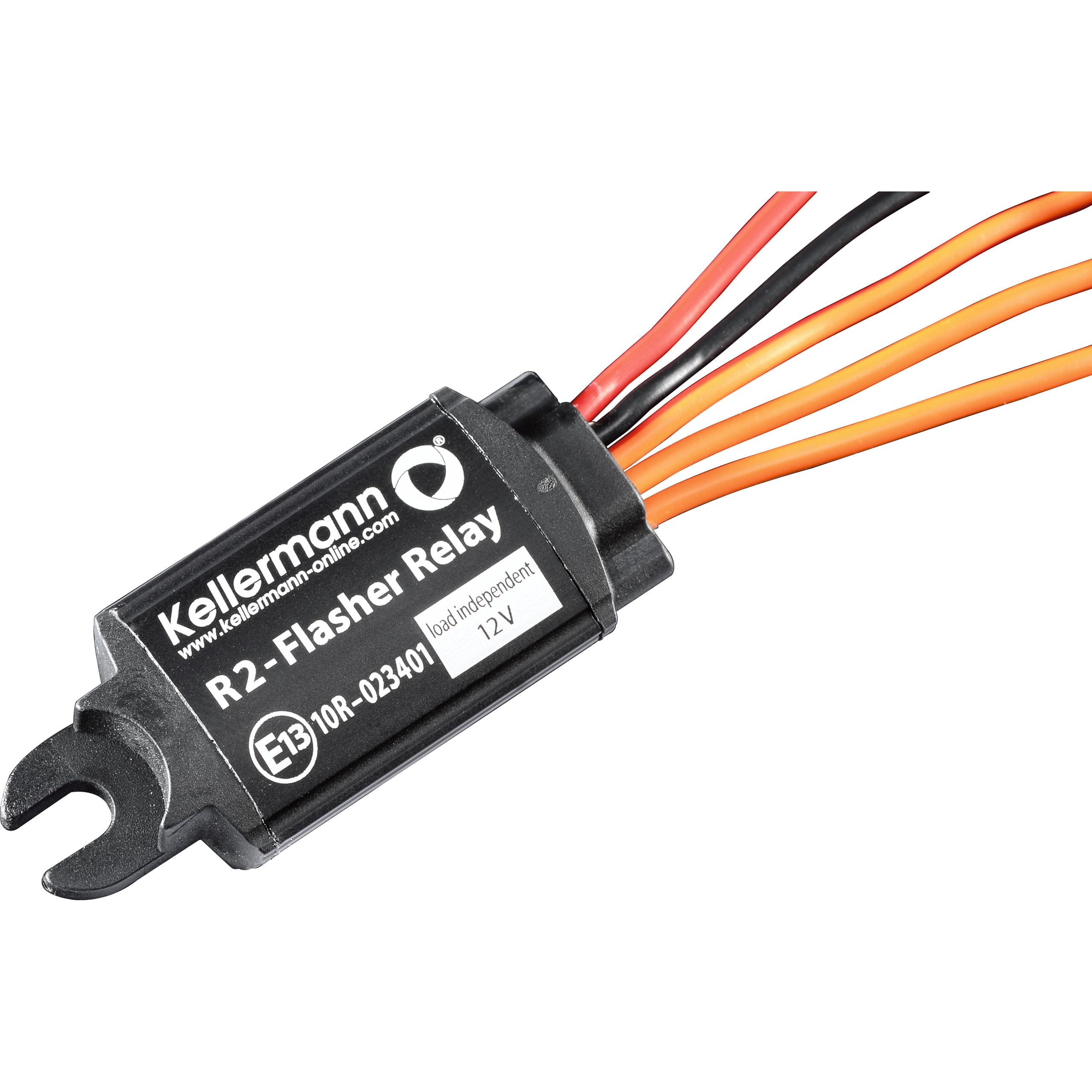 Kellermann Blinkrelais R2 lastunabhängig (0,5-85 Watt) - Motorradteile & Ersatzteile - Beleuchtung