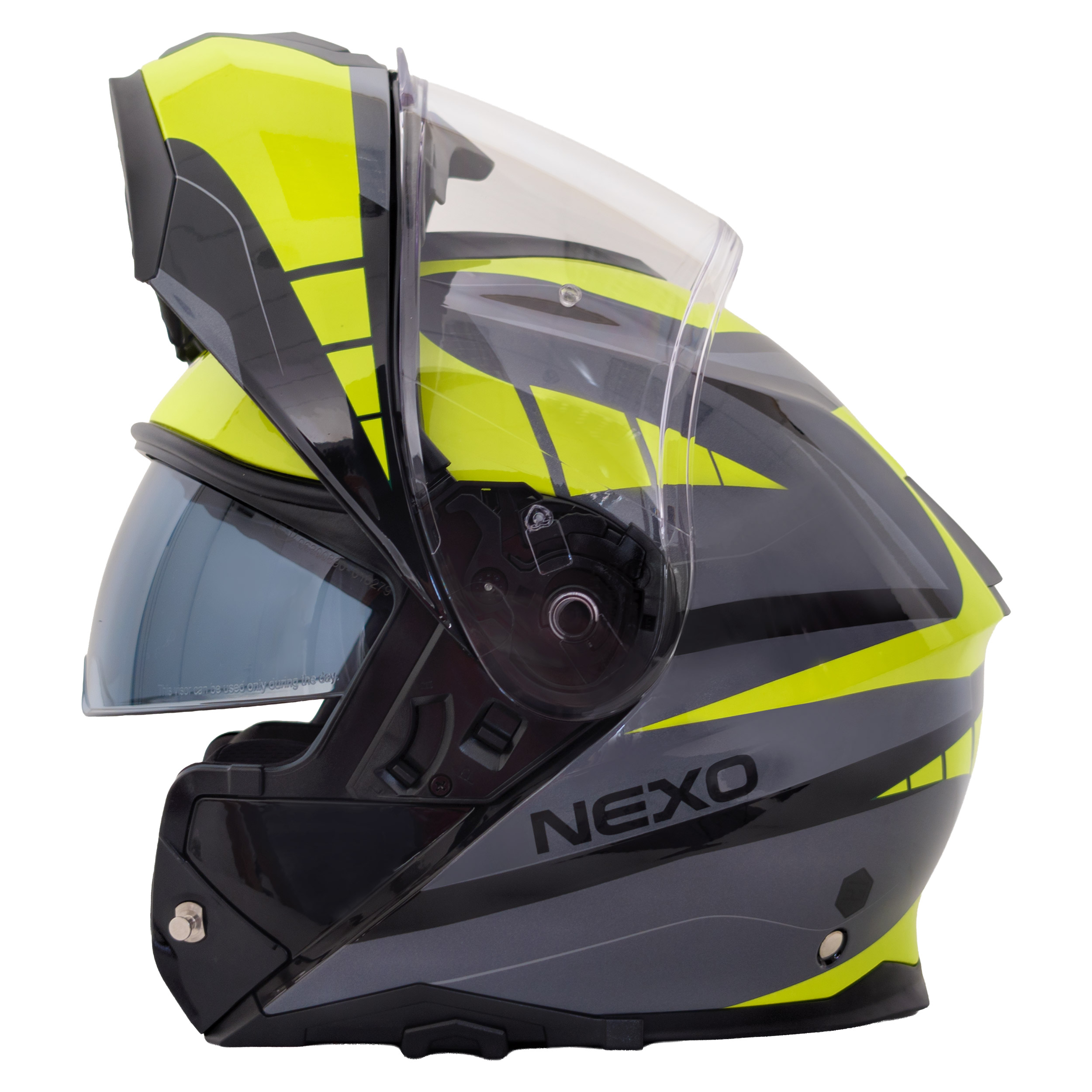 Nexo Klapphelm Comfort II Gelb Dekor #26 M - Touring - Helme & Brillen