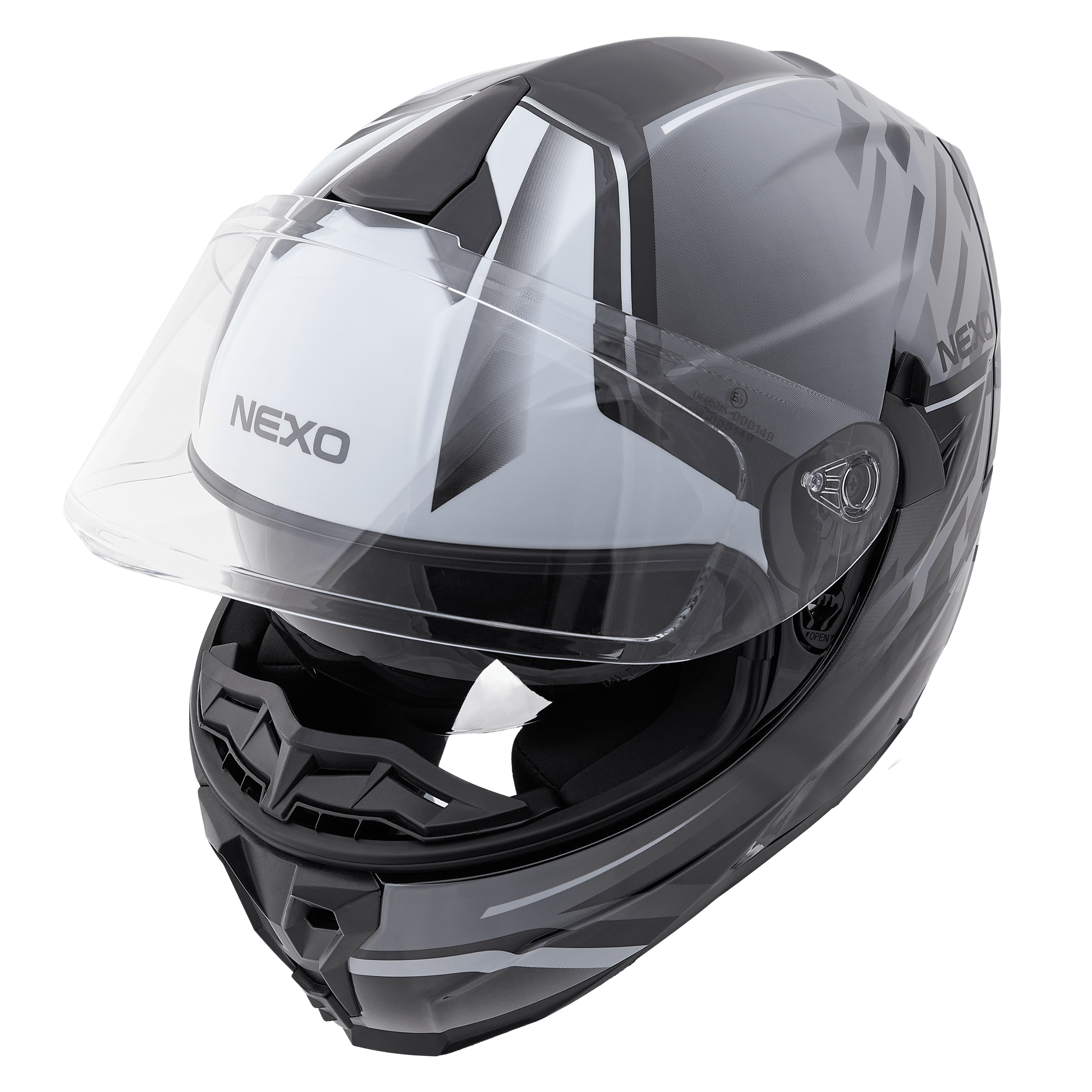 Nexo-Integralhelm Comfort II Silber Dekor #26-4604121999043