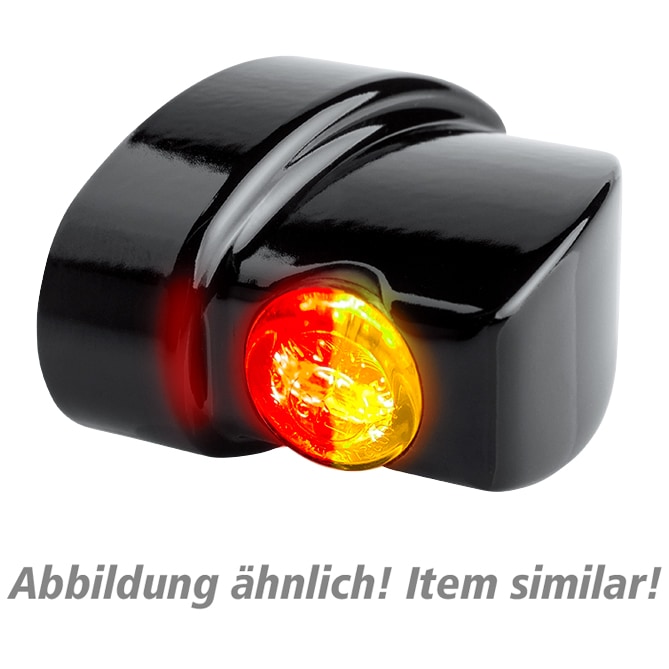 HeinzBikes LED Fender Blinker/Rücklichtpaar Winglets Nano chrom - Motorradteile & Ersatzteile - Beleuchtung