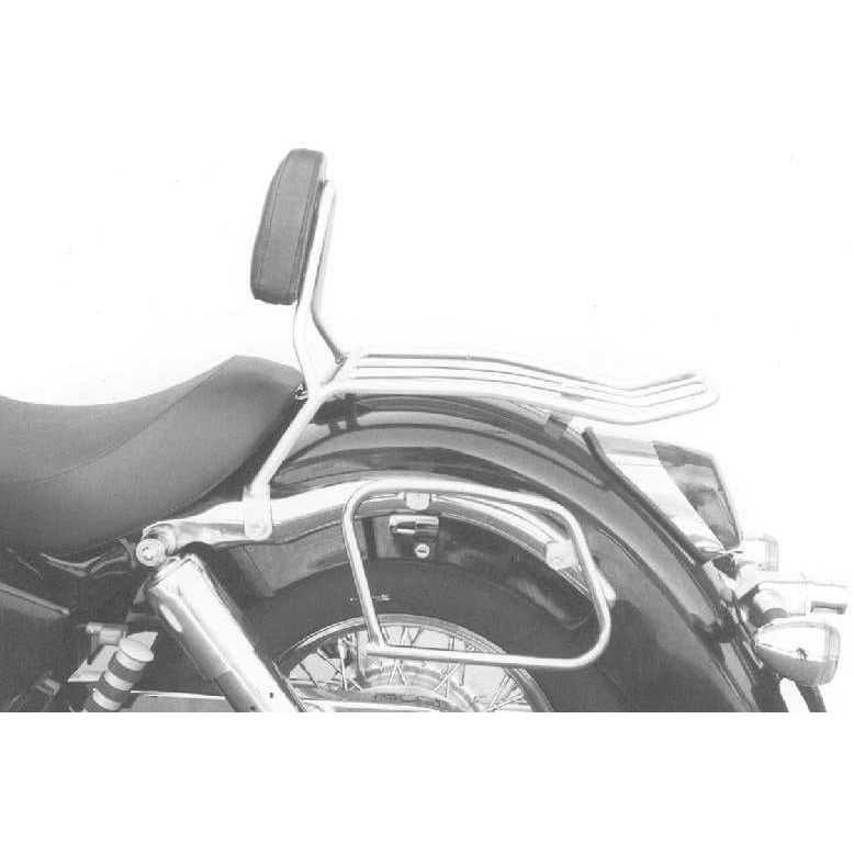 Hepco & Becker Gepäckträger Solorack mit Polster chrom für VT 750 1997-2001 - Motorradzubehör - Motorradgepäck