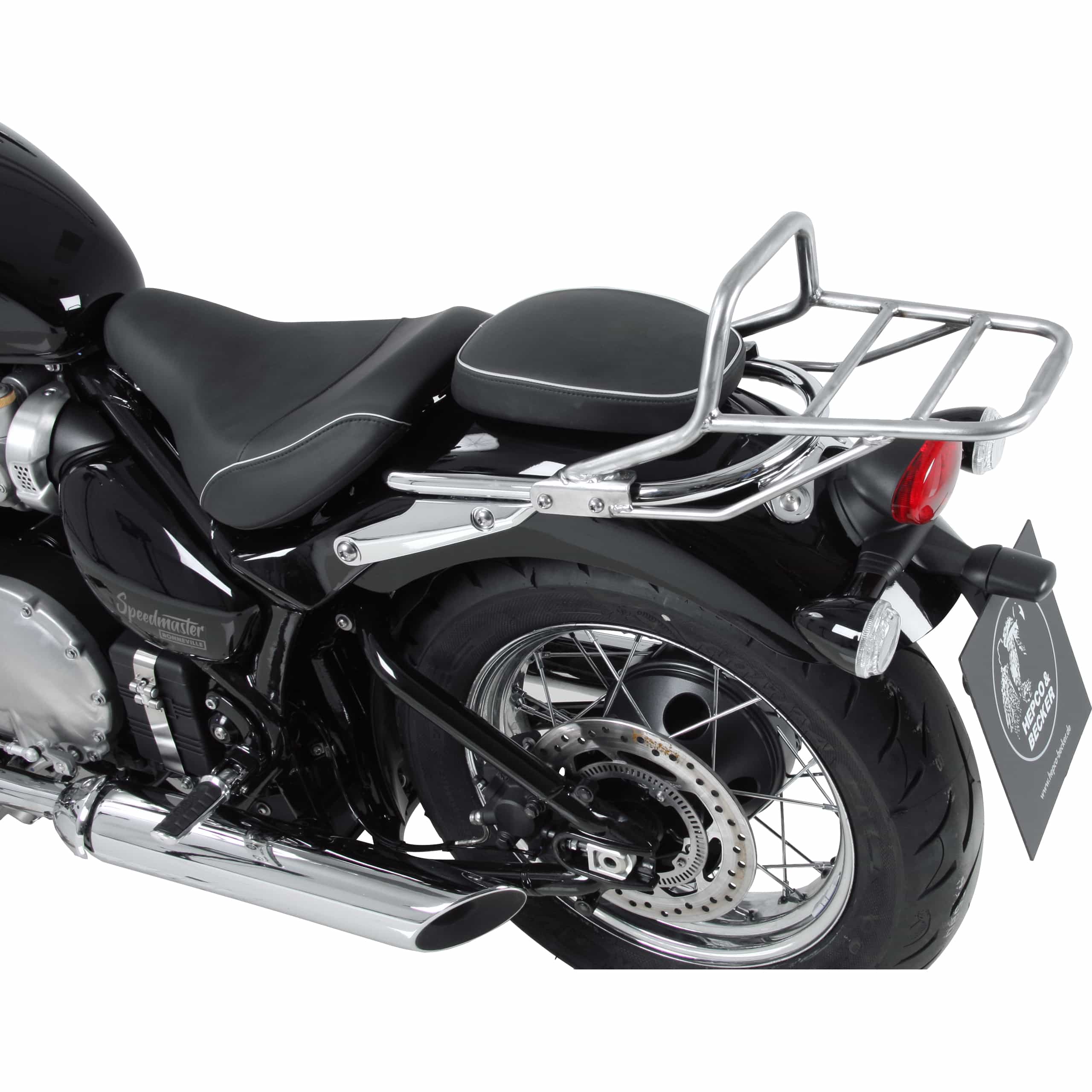 Hepco & Becker Rohrgepäckbrücke TC chrom für Triumph Speedmaster 1200 - Motorradzubehör - Motorradgepäck