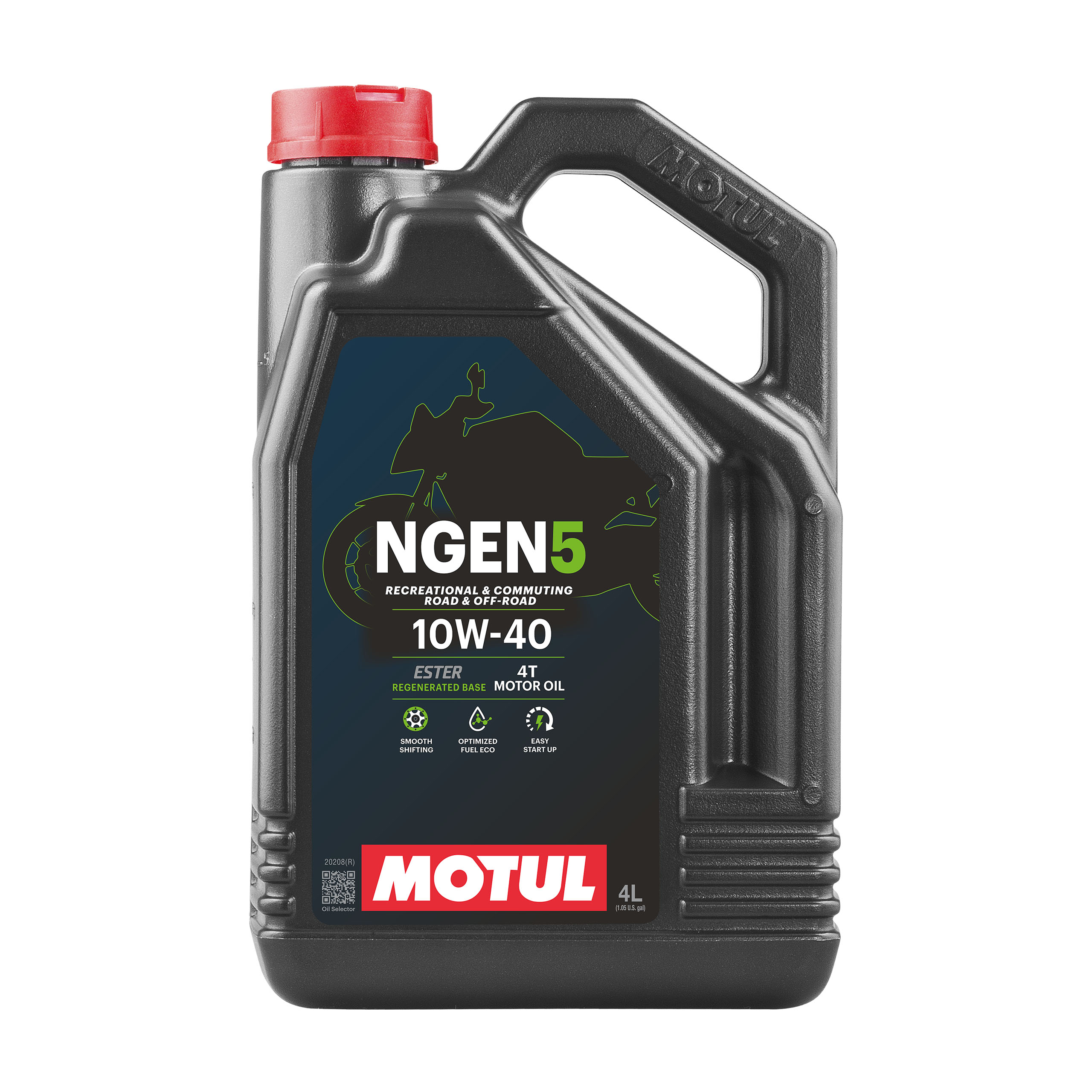 Motul semi-synthetic engine oil NGEN5 10W40 4 liters