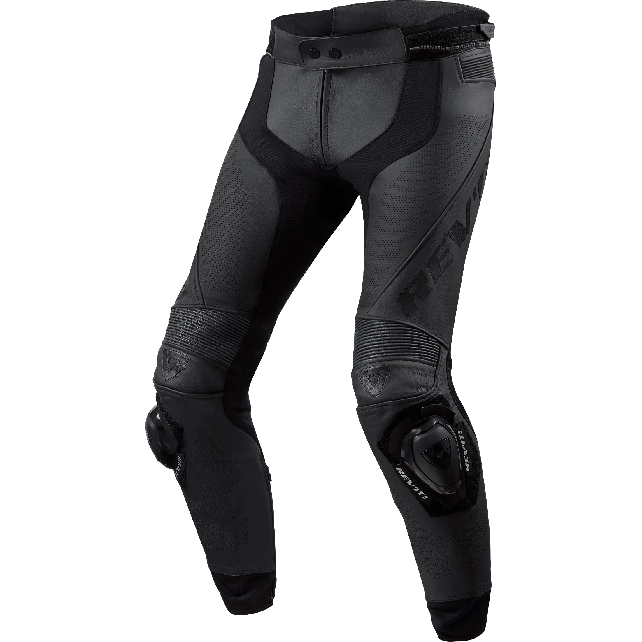 REV'IT! Apex Lederkombihose schwarz 54 - Motorradbekleidung - Motorradbekleidung Herren