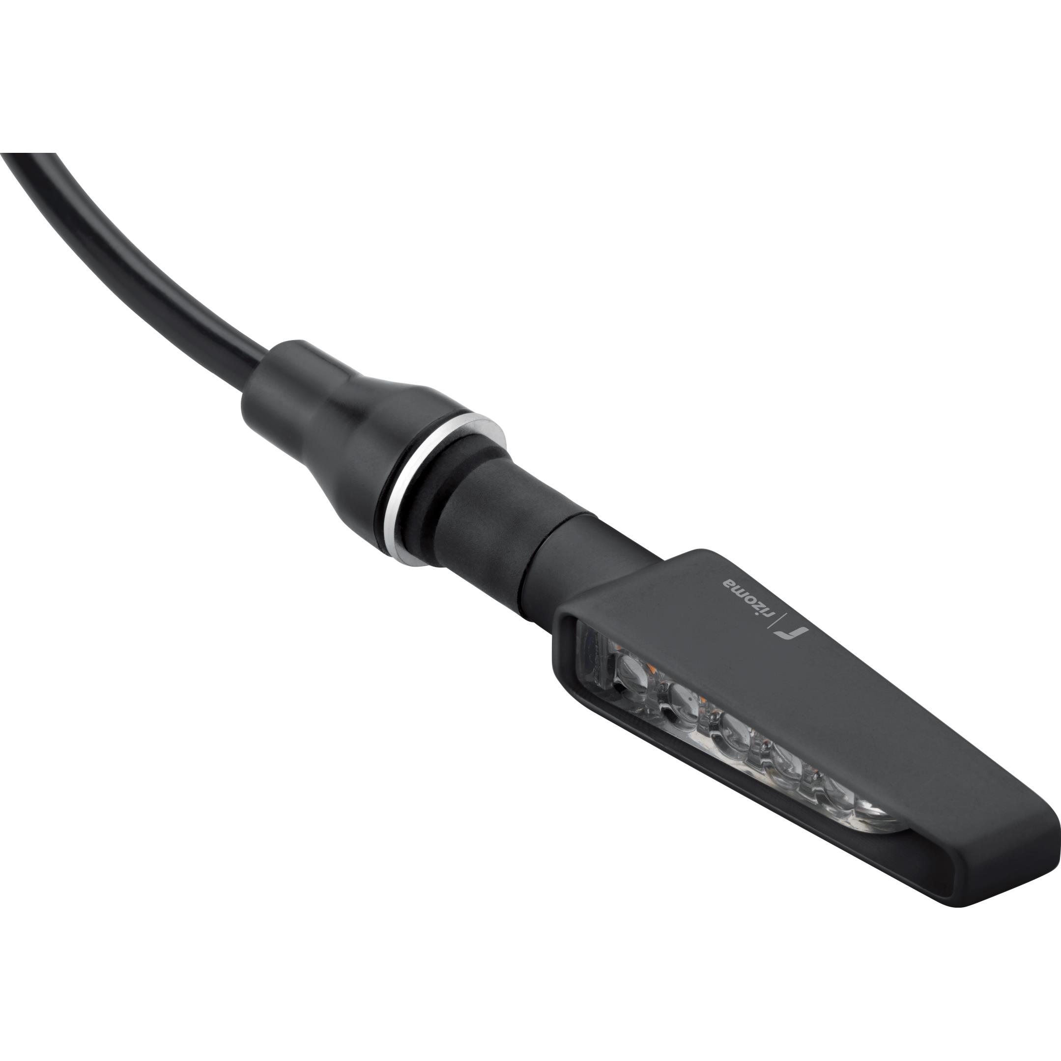 Rizoma LED Lauflicht-Blinker Vision M8 FR130B schwarz - Motorradteile & Ersatzteile - Beleuchtung