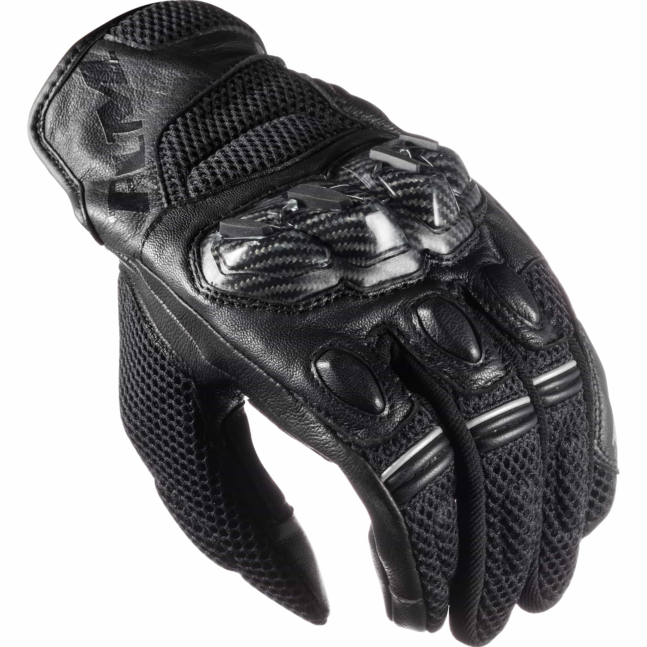 FLM-Ramair Leder/Textilhandschuh kurz-3114871007001938