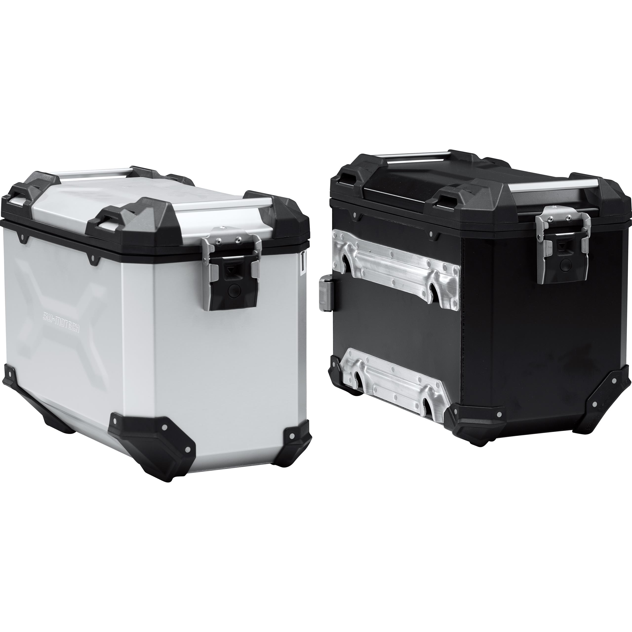 SW-MOTECH TraX® Adventure Alu Seitenkoffer L 45 Liter rechts silber - Motorradzubehör - Motorradgepäck