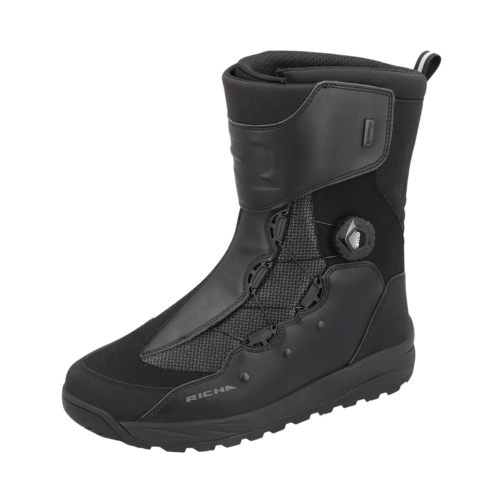 Richa Adventure X-Over MID ATOP WP Motorradstiefel schwarz 40 - Motorradbekleidung - Motorradbekleidung Herren
