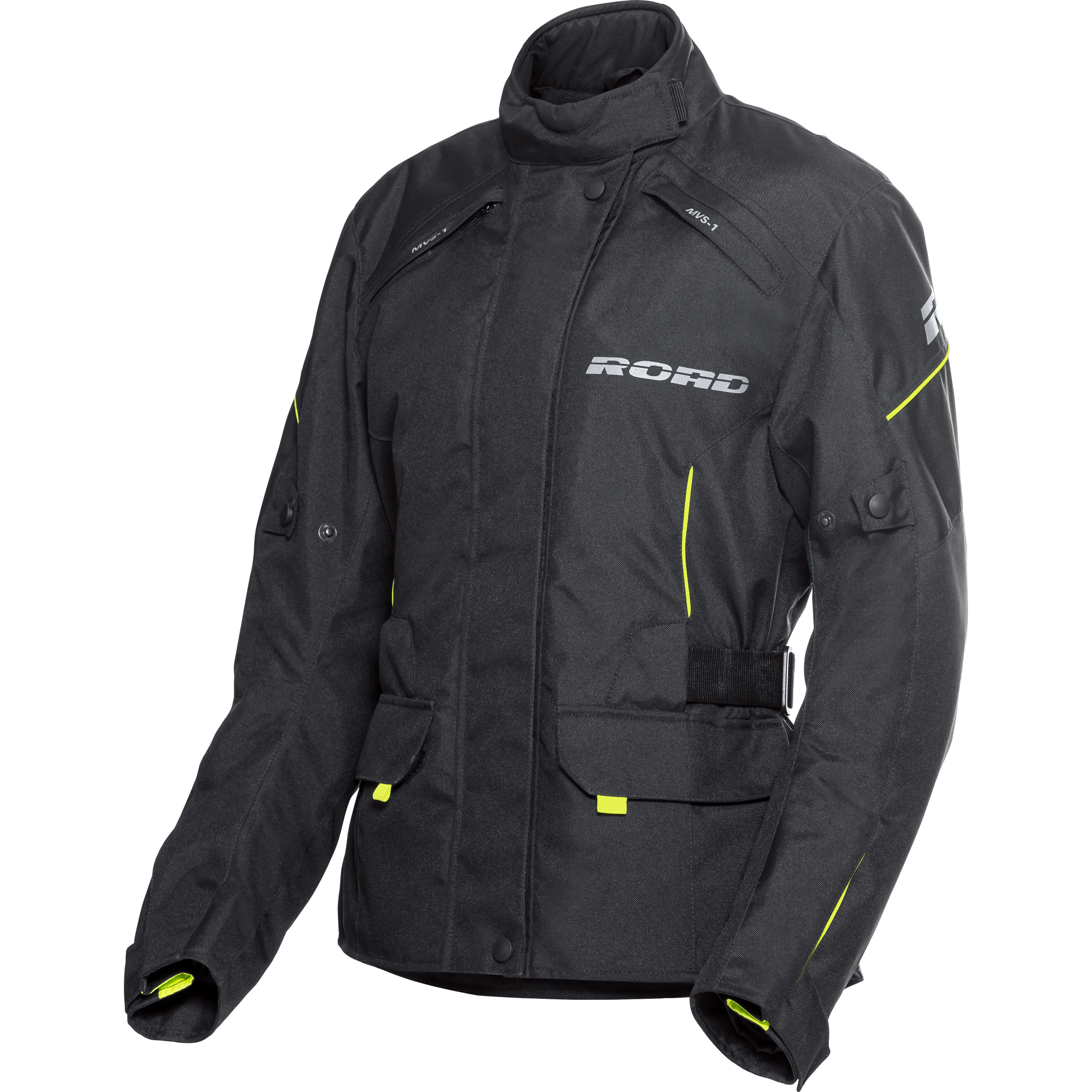 Road Touring WP Damen Textiljacke 1.0 schwarz/neongelb S - Motorradbekleidung - Touring Motorradbekleidung