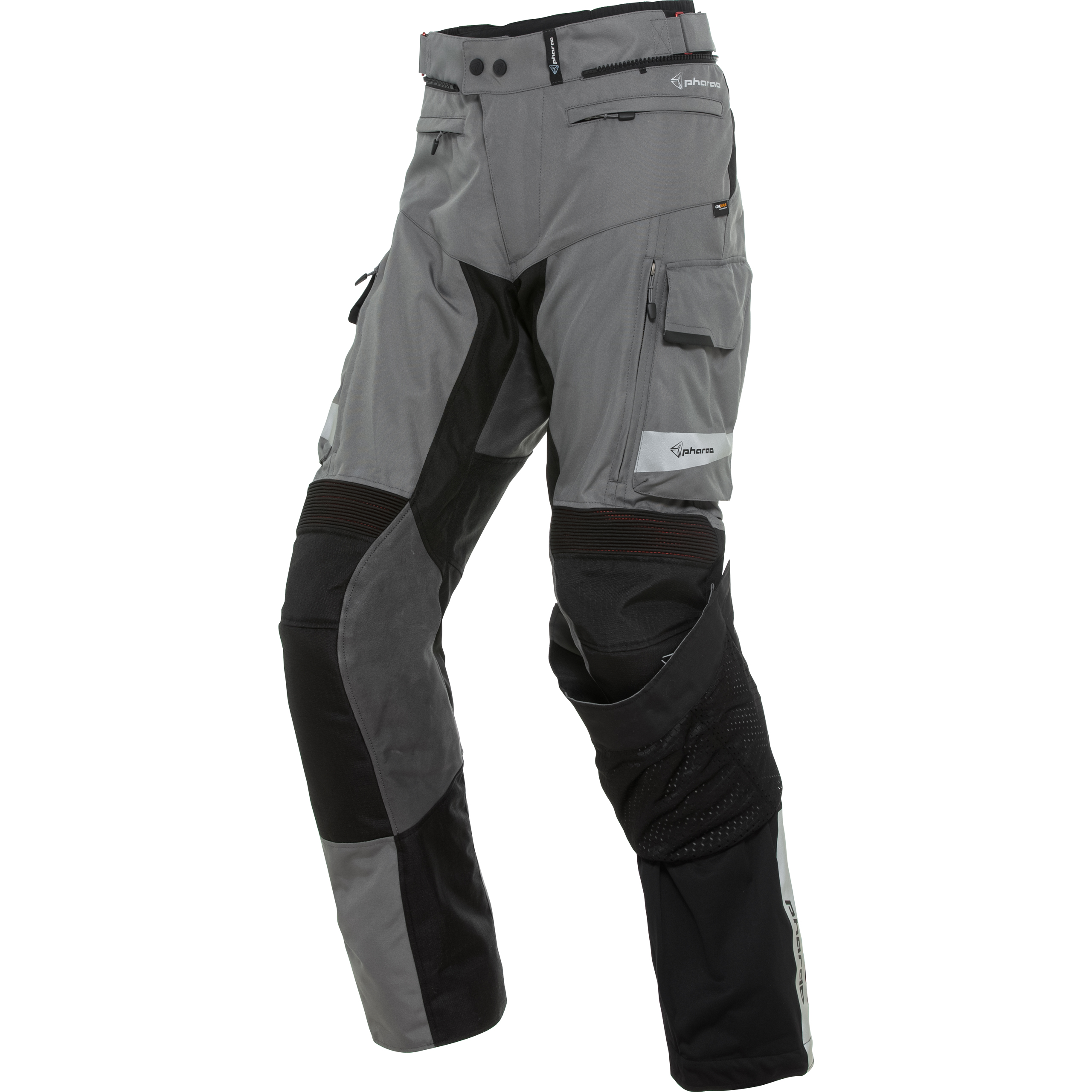 Pharao-Tura WP Adv. Textil-/Lederhose grau/schwarz L-2111261003007010