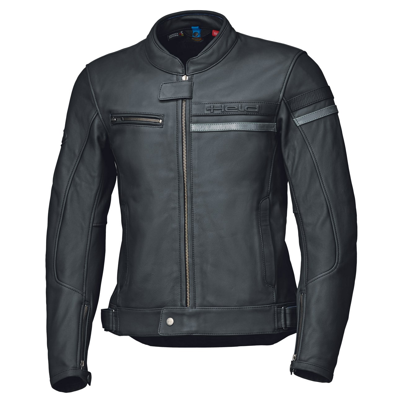 Held-Midway Lederjacke schwarz/grau-1006431999048