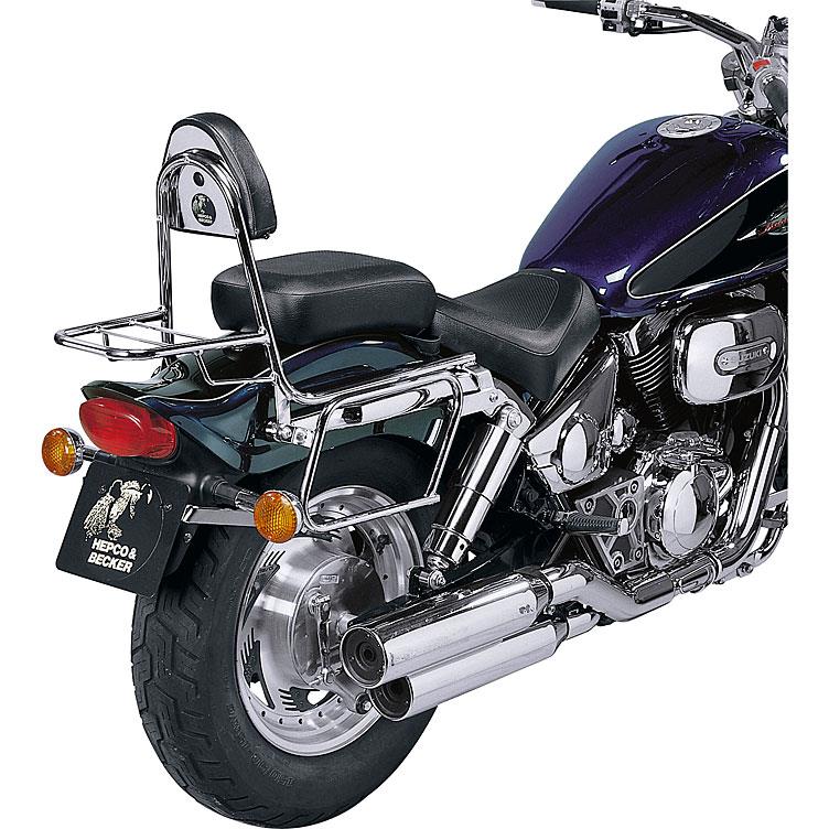 Hepco & Becker Packtaschenhalter chrom für Suzuki VZ 800 Marauder - Motorradzubehör - Motorradgepäck