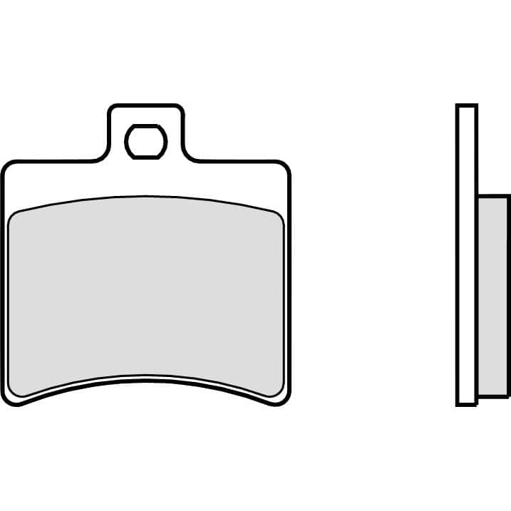 Brembo Bremsbeläge organisch 07020.CC 50,6x53,4x9,4mm - Motorradteile & Ersatzteile - Bremsen