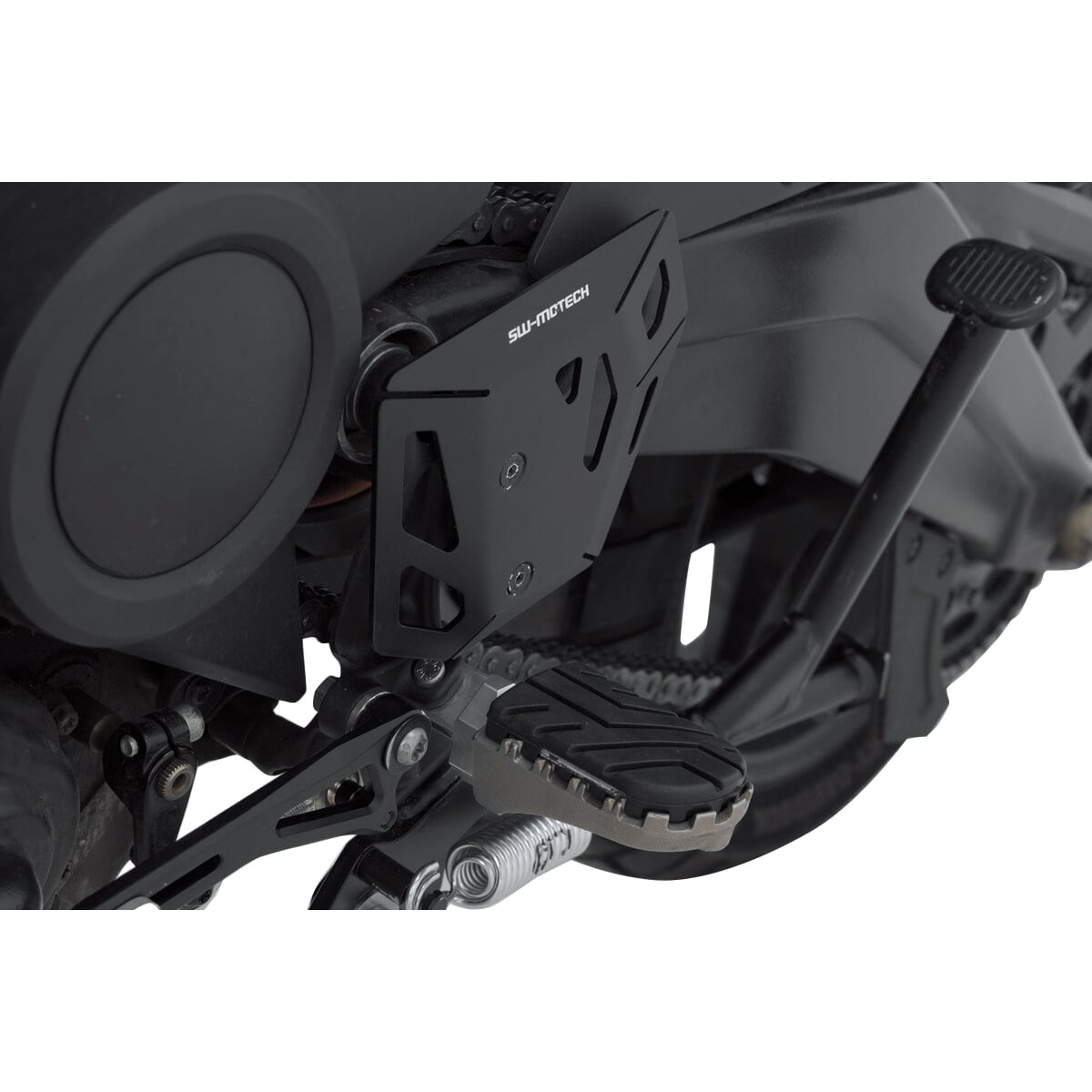 SW-MOTECH Schutzplatte Ferse links schwarz für Harley-Davidson Pan Ame - Motorradteile & Ersatzteile - Anbauteile