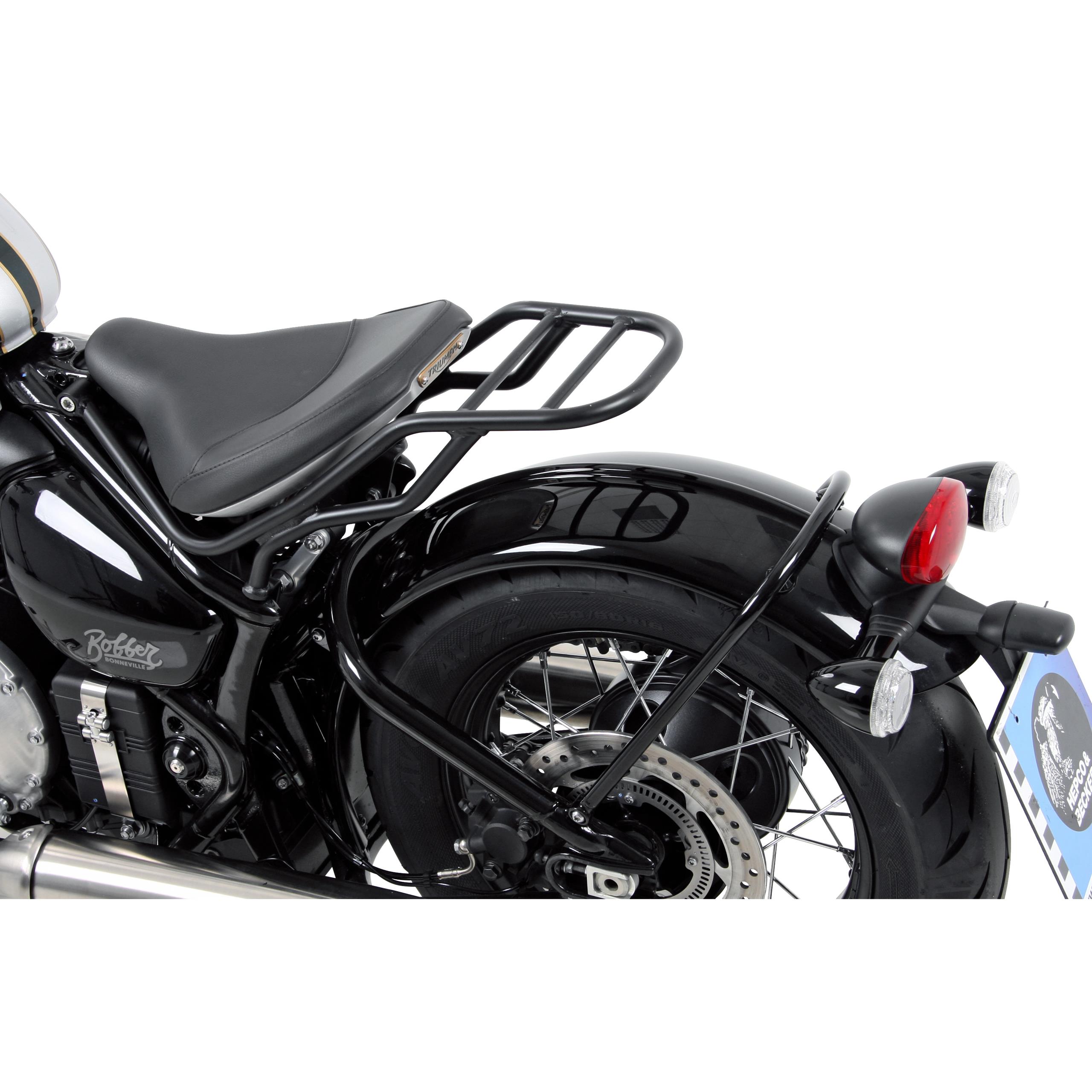 Hepco & Becker Rohrgepäckbrücke schwarz für Triumph Bonneville Bobber - Motorradzubehör - Motorradgepäck