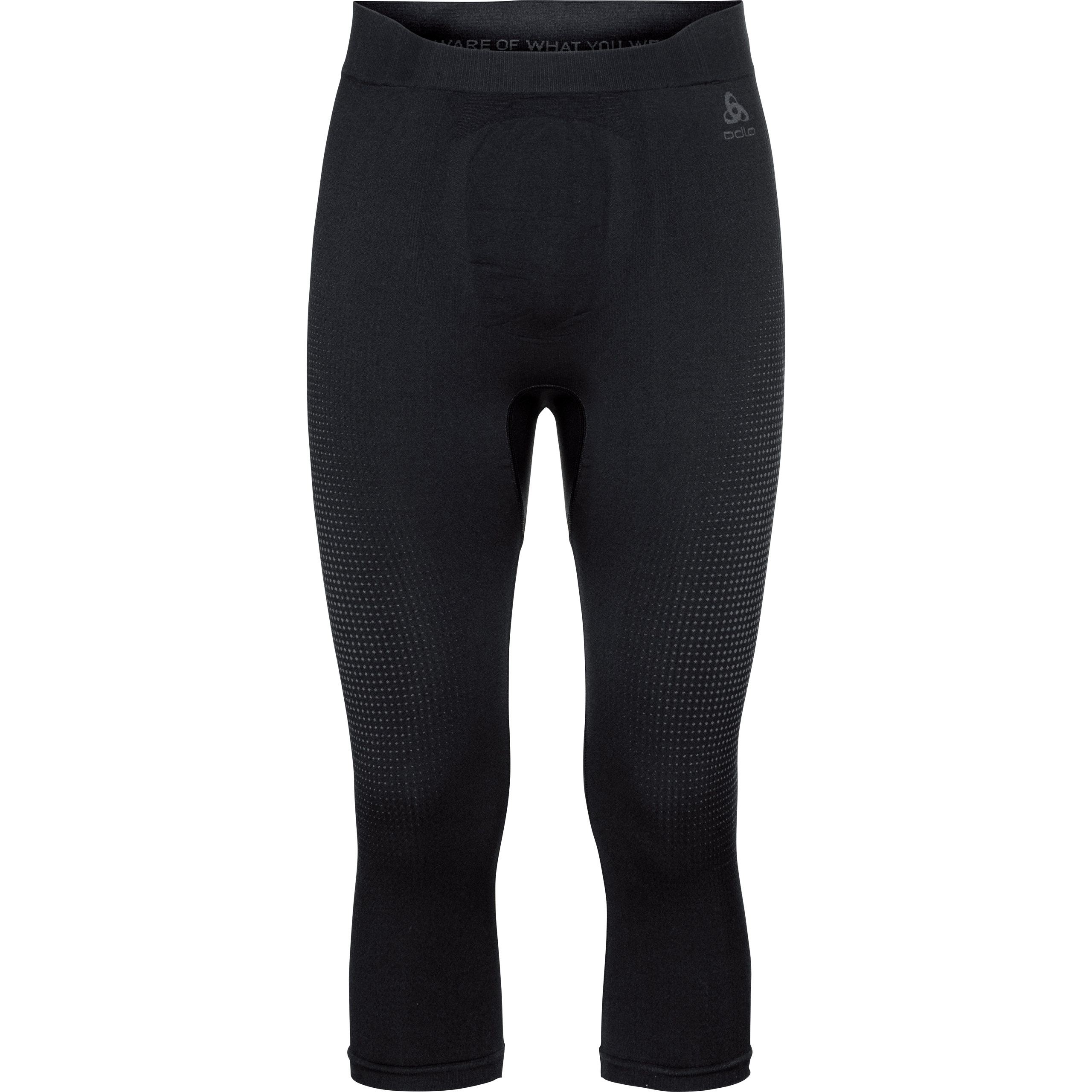 Odlo-Performance Warm Eco Funktionshose 3/4 dunkelgrau-2404601999007