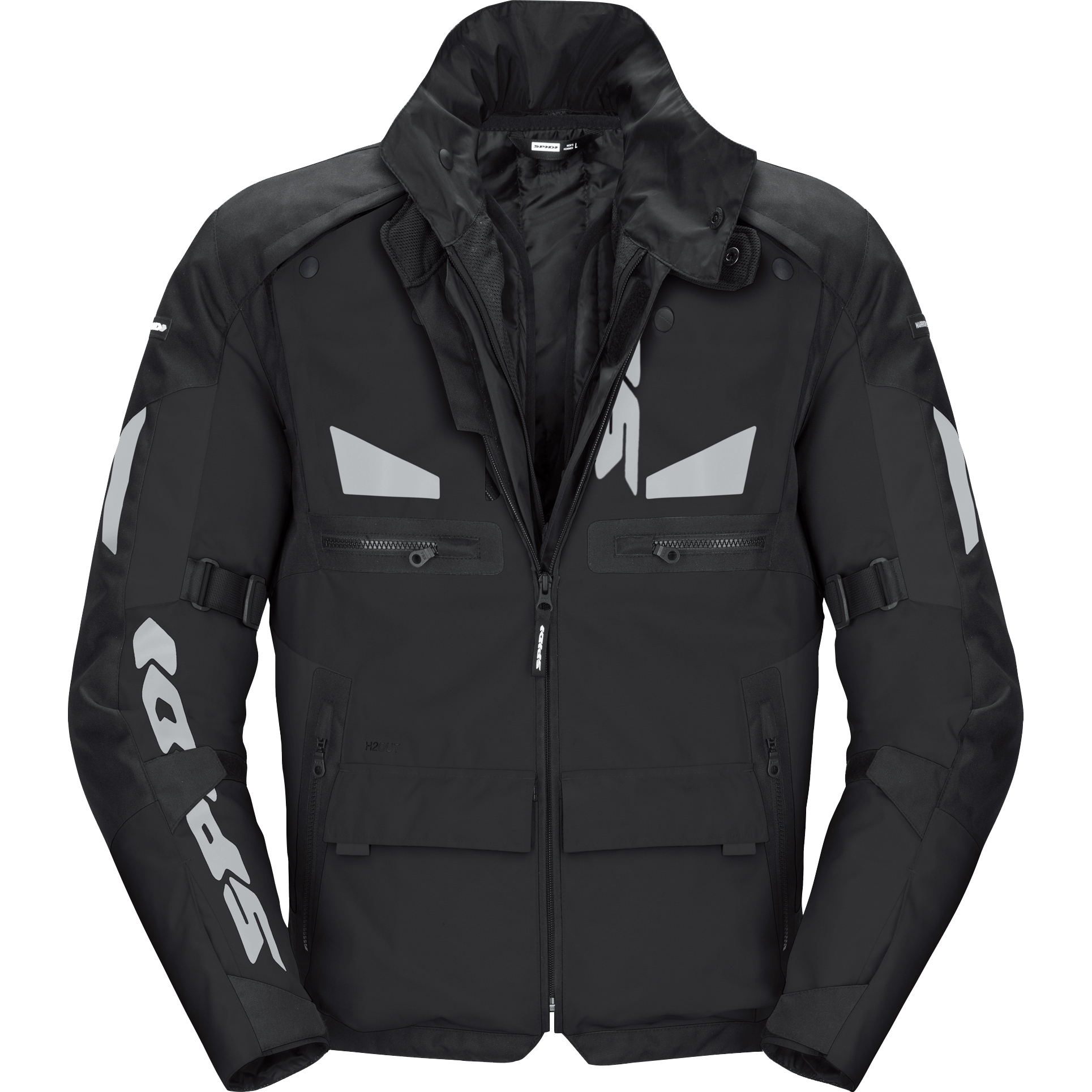 SPIDI-Crossmaster H2Out Jacke schwarz L-2017101999001010