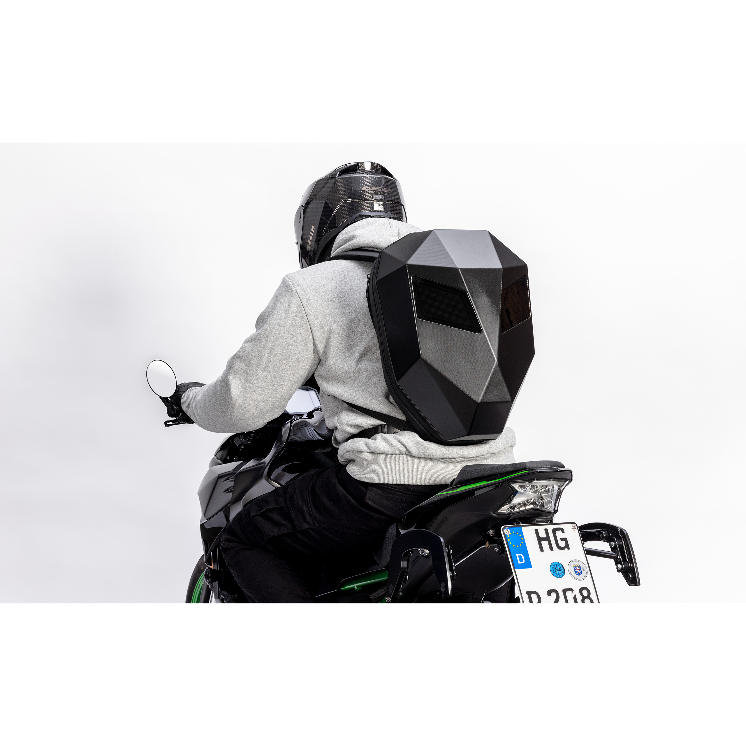 POLO-LED Rucksack Hartschale schwarz 36 x 18 x 49 cm-0000652190000000