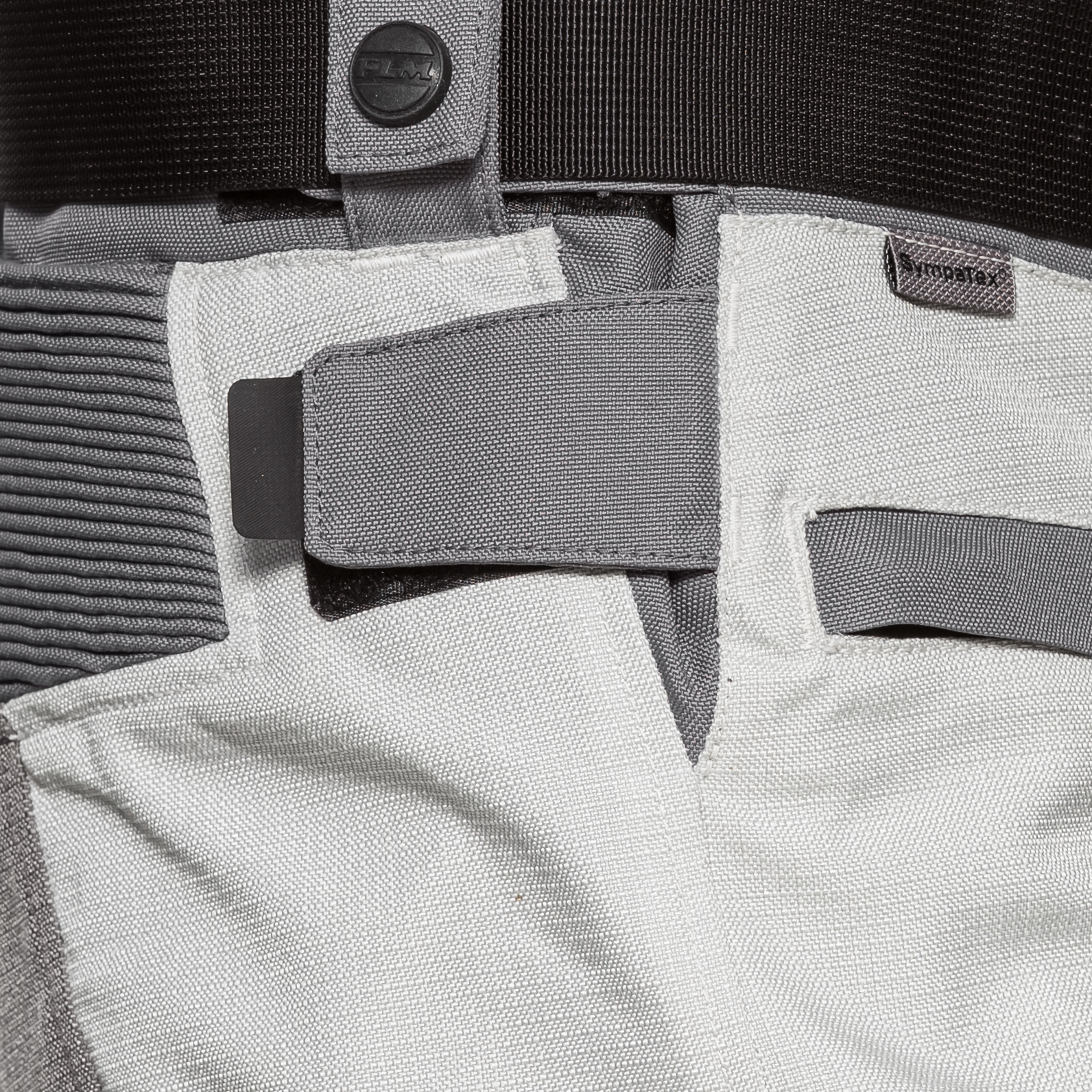 FLM-Touren Leder-/Textilhose 4.0 grau/schwarz-2106471003005