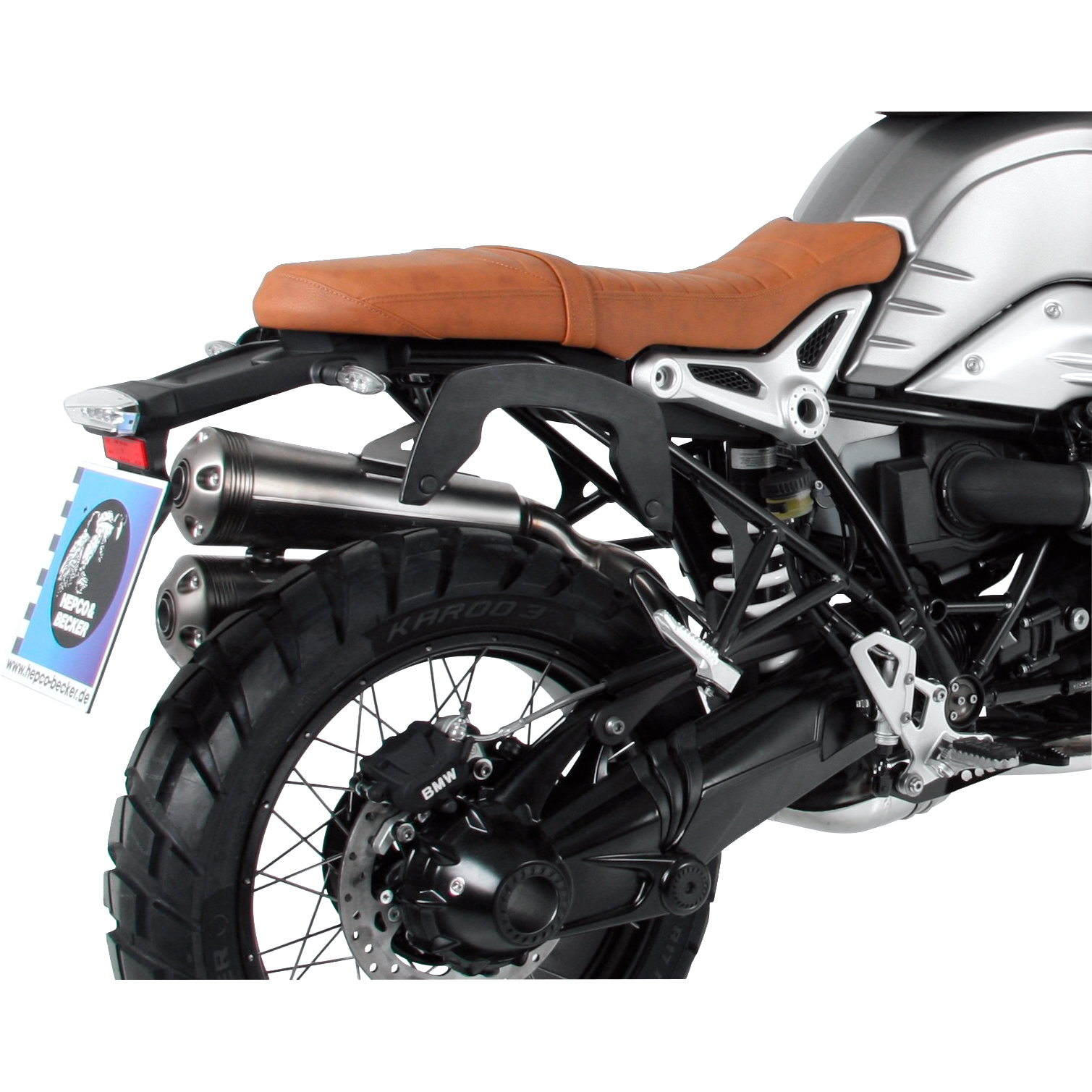 Hepco & Becker C-Bow Seitentaschenhalter rechts schwarz für R nineT Scrambl - Motorradzubehör - Motorradgepäck