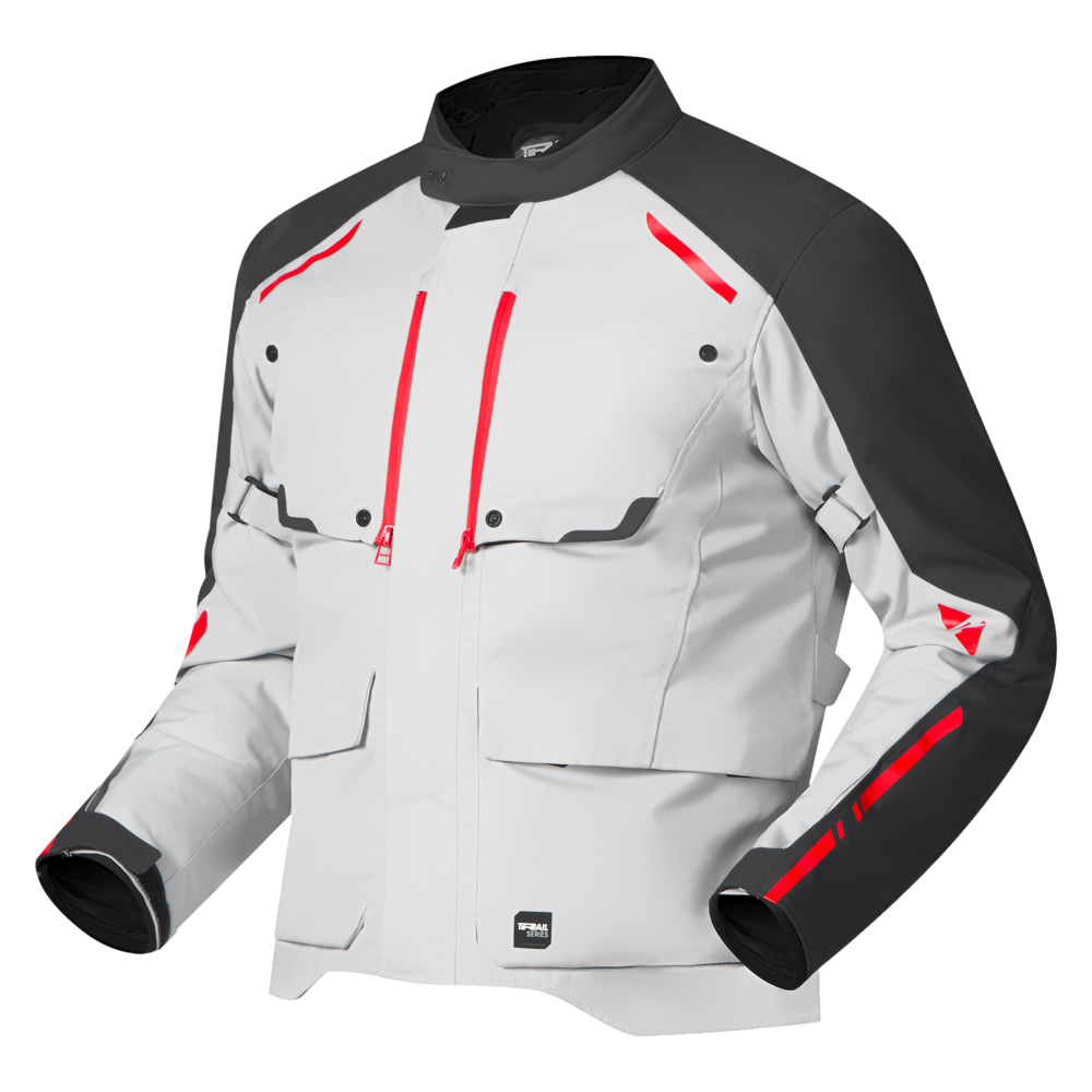 Richa-Taurus Textiljacke grau/rot XL-0001922999082011