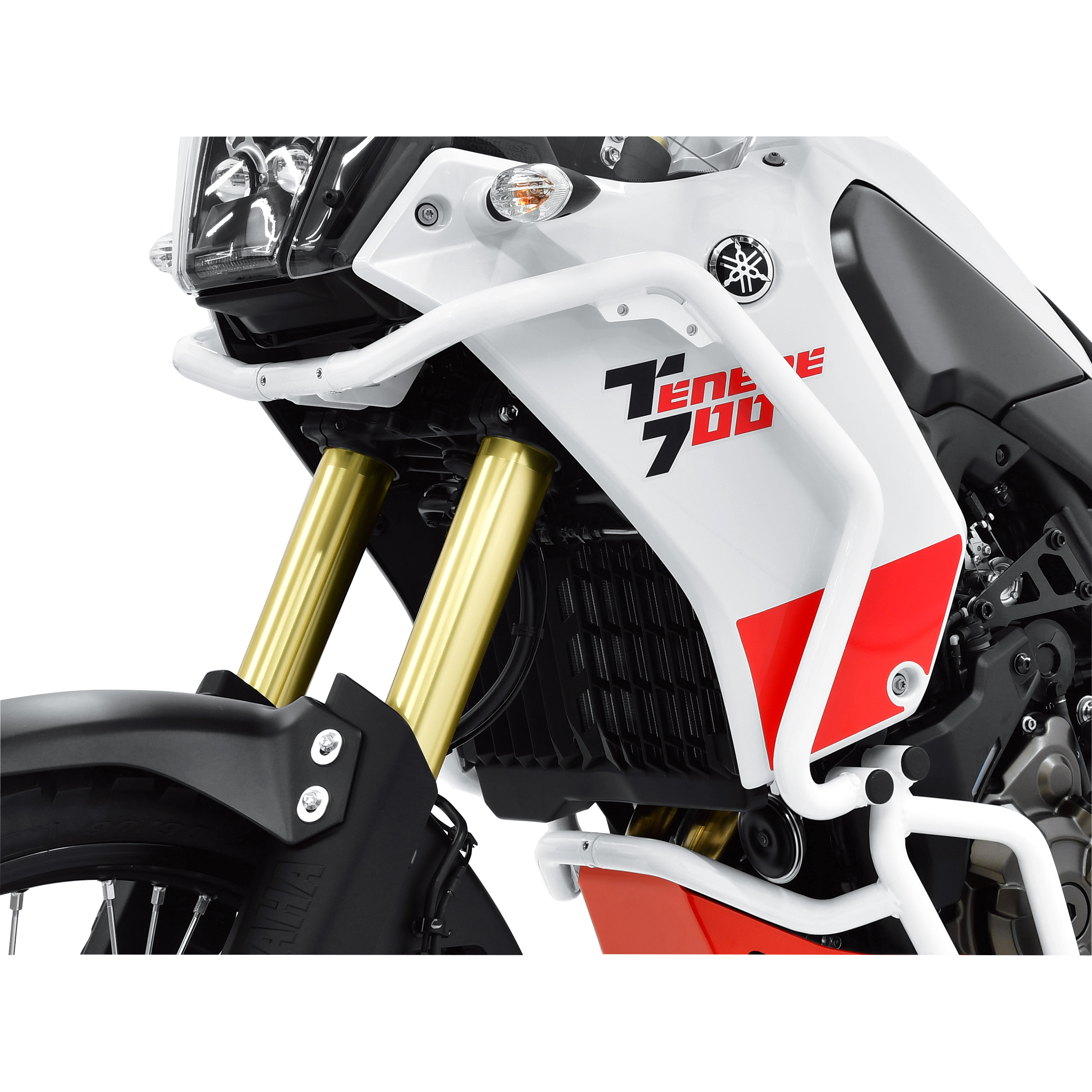 Zieger Sturzbügel oben weiß für Yamaha Tenere 700 - Motorradteile & Ersatzteile - Anbauteile