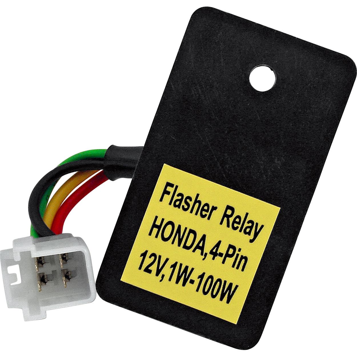 HIGHSIDER smart Blinkrelais 12V 1-100W 4-fach Stecker am Kabel für Honda - Motorradteile & Ersatzteile - Elektrik