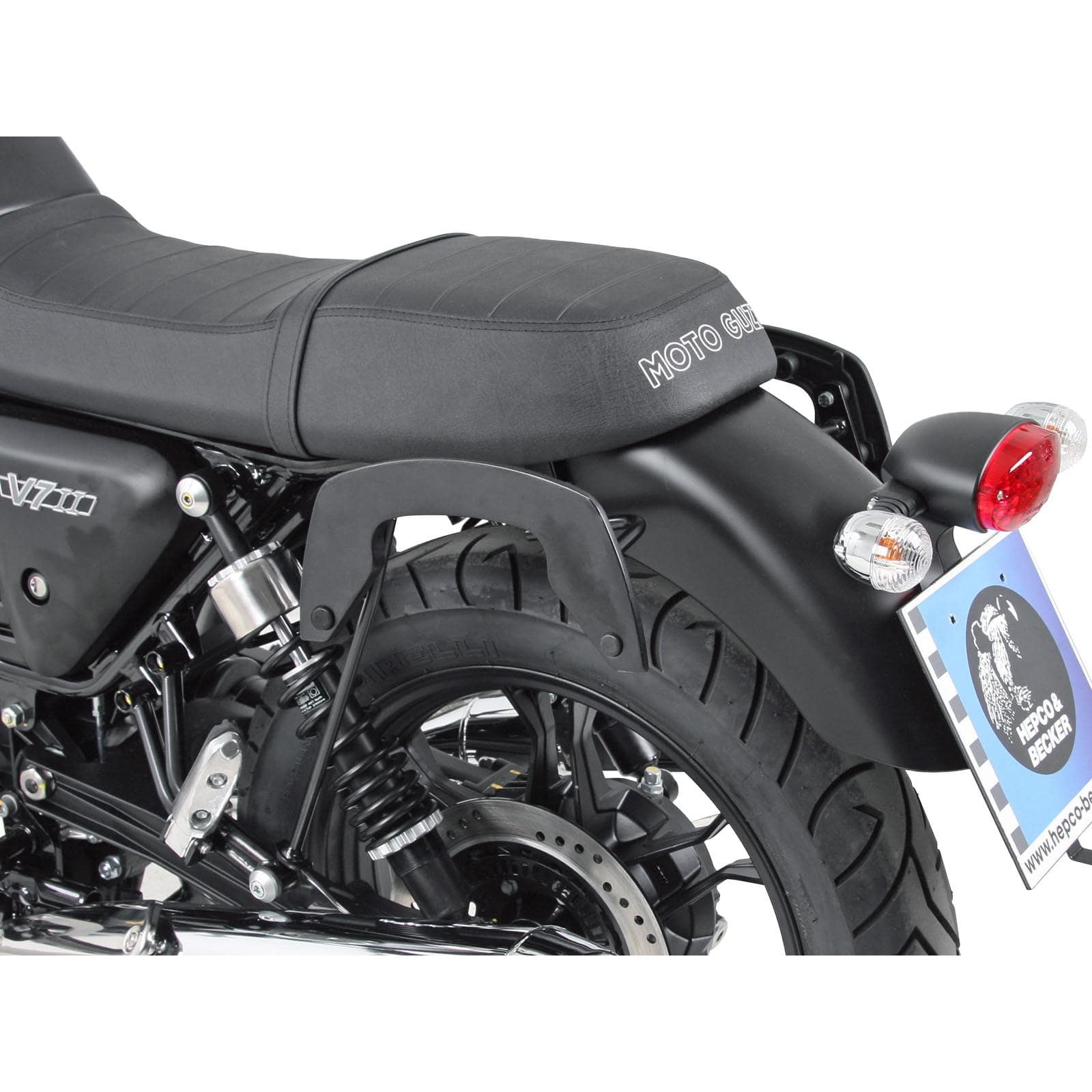 Hepco & Becker Seitentaschenhalter C-Bow schwarz für Guzzi V7 II 2015-2016 - Motorradzubehör - Motorradgepäck