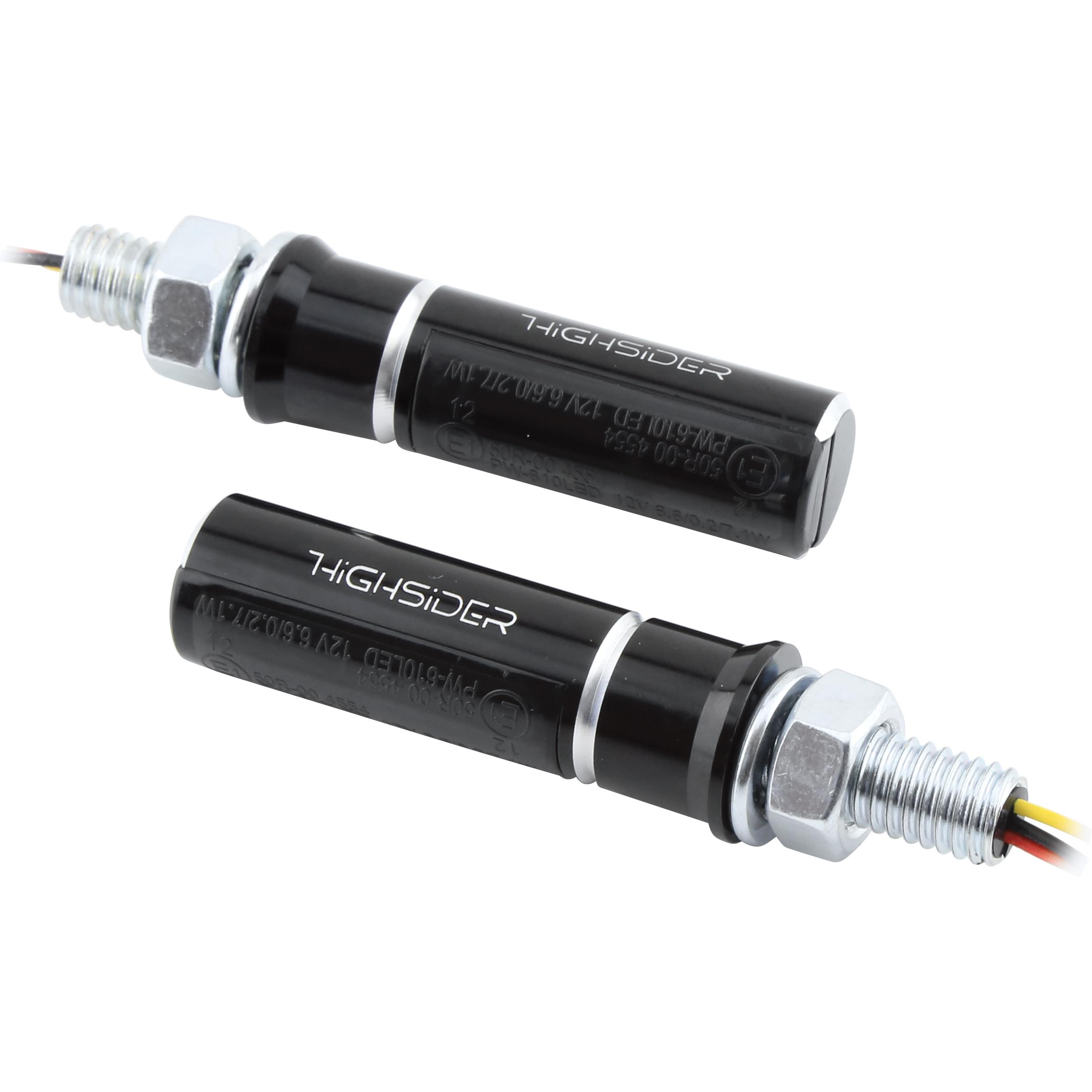 Highsider-LED Alu Rücklicht/Blinkerpaar M8 CONERO-5710771029001440