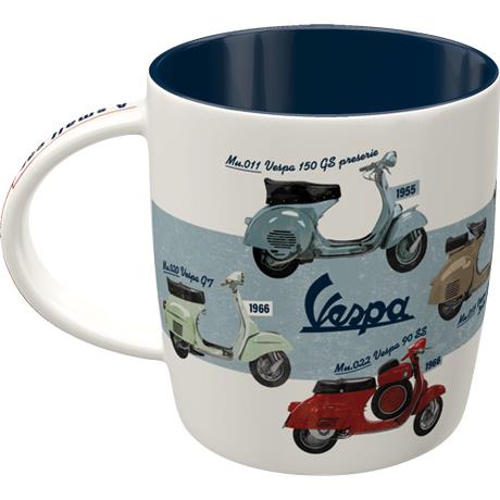 Nostalgic-Art-Tasse "Vespa - Model Chart" 330 ml-5731441207030090