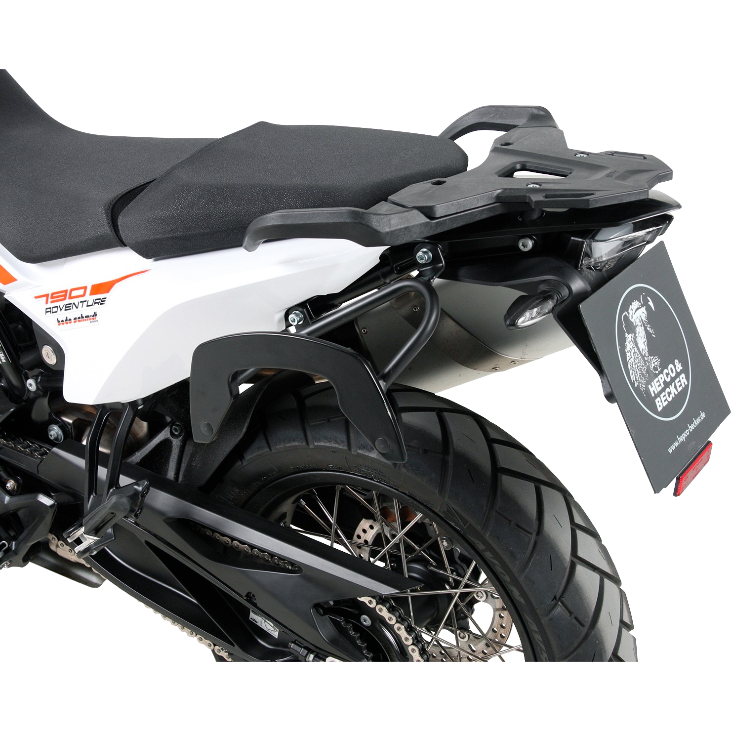 Hepco & Becker C-Bow Seitentaschenhalter schwarz für KTM 790 Adventure /R - Motorradzubehör - Motorradgepäck