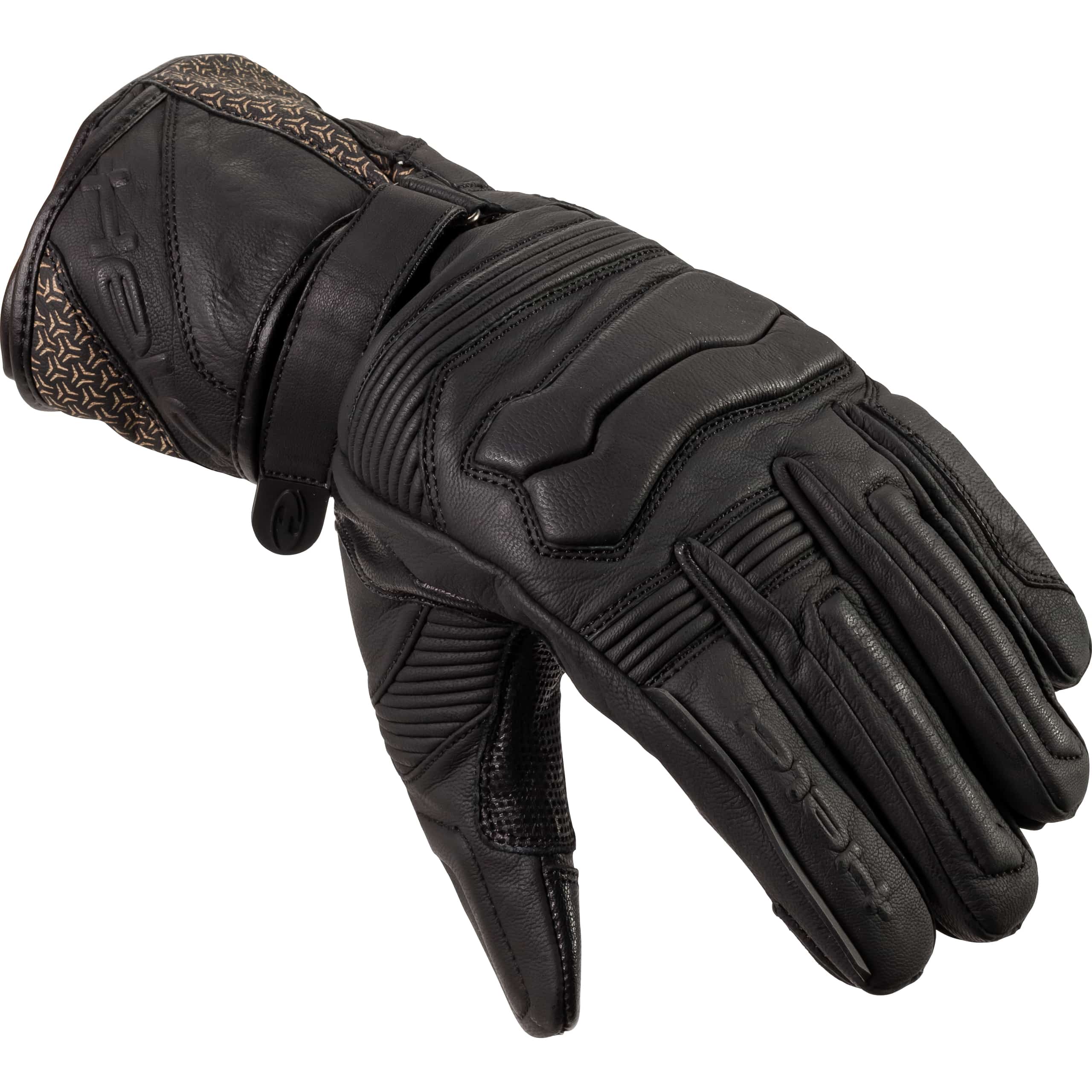 Held-Discovery Lederhandschuh lang schwarz-3115341006001