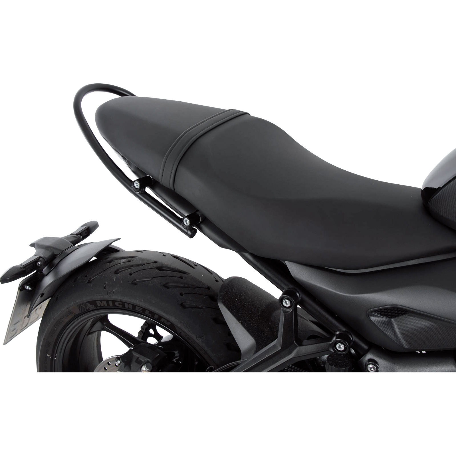 Hepco & Becker Soziushaltegriff/Reling schwarz für Trident 660 2021-2023 - Motorradteile & Ersatzteile - Lenker, Griffe & Hebel