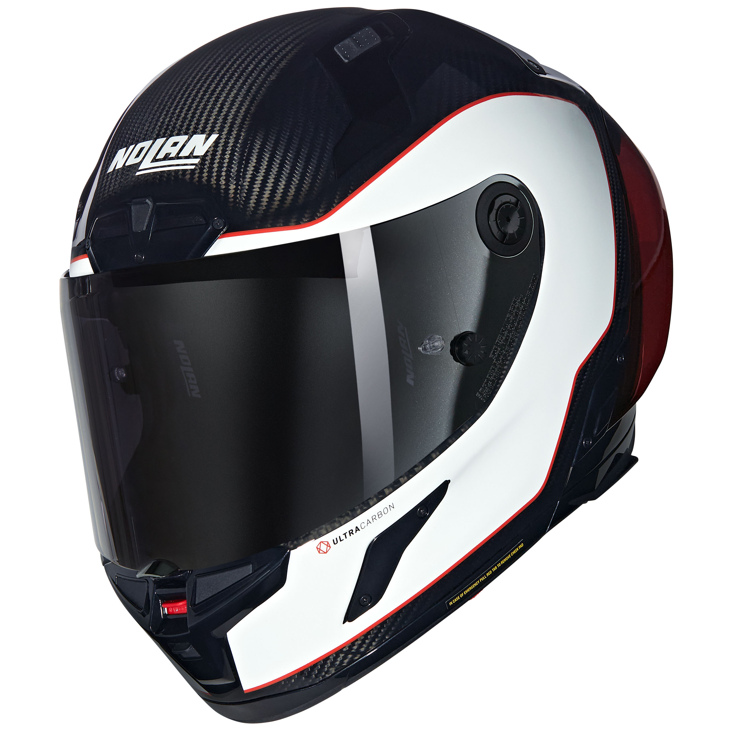 Nolan X-804RS Asso Di Picce rot/weiß #343 L - Helme & Brillen - Motorradhelme
