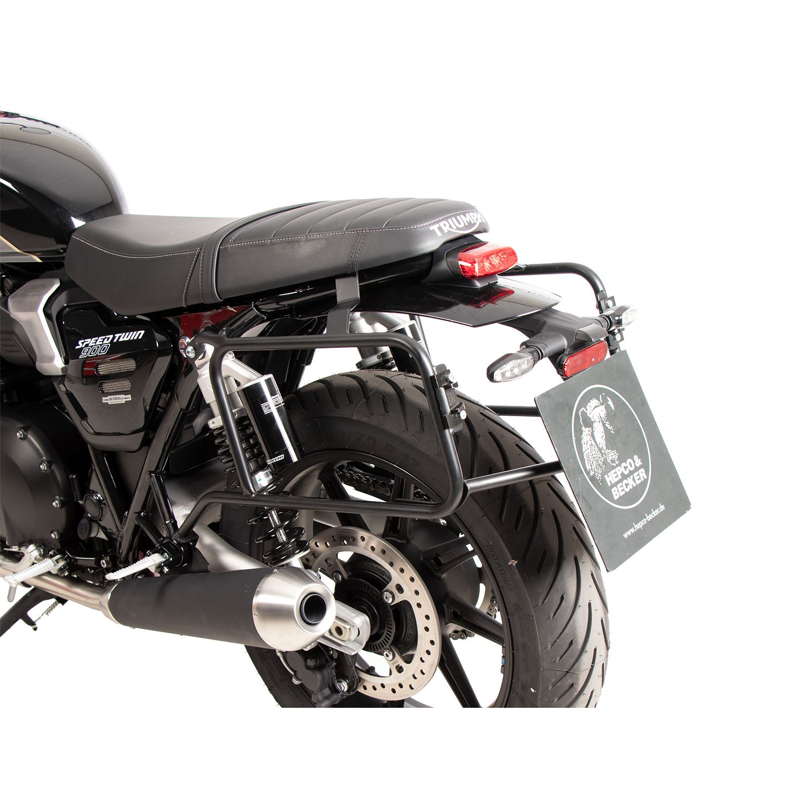 Hepco & Becker Seitenkofferträger schwarz für Triumph Speed Twin 900 2025- - Motorradzubehör - Motorradgepäck