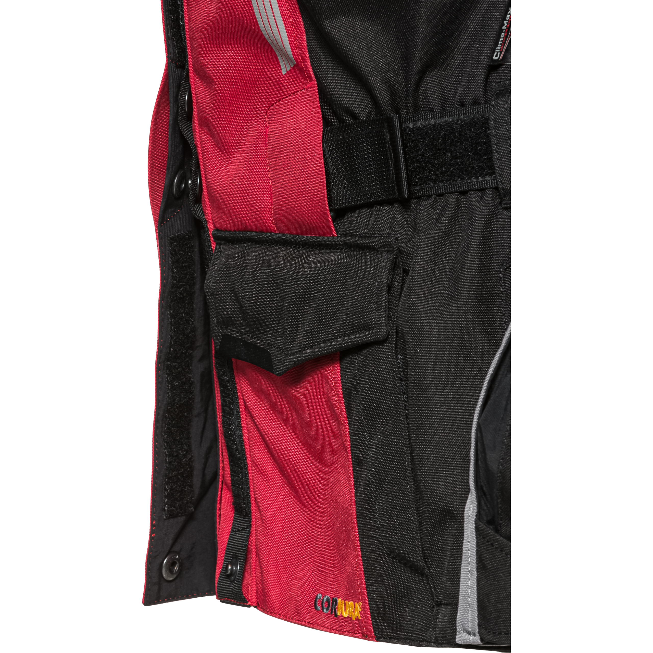 FLM-Damen Touren Textiljacke 3.0 schwarz/grau/rot L-2014121999002110