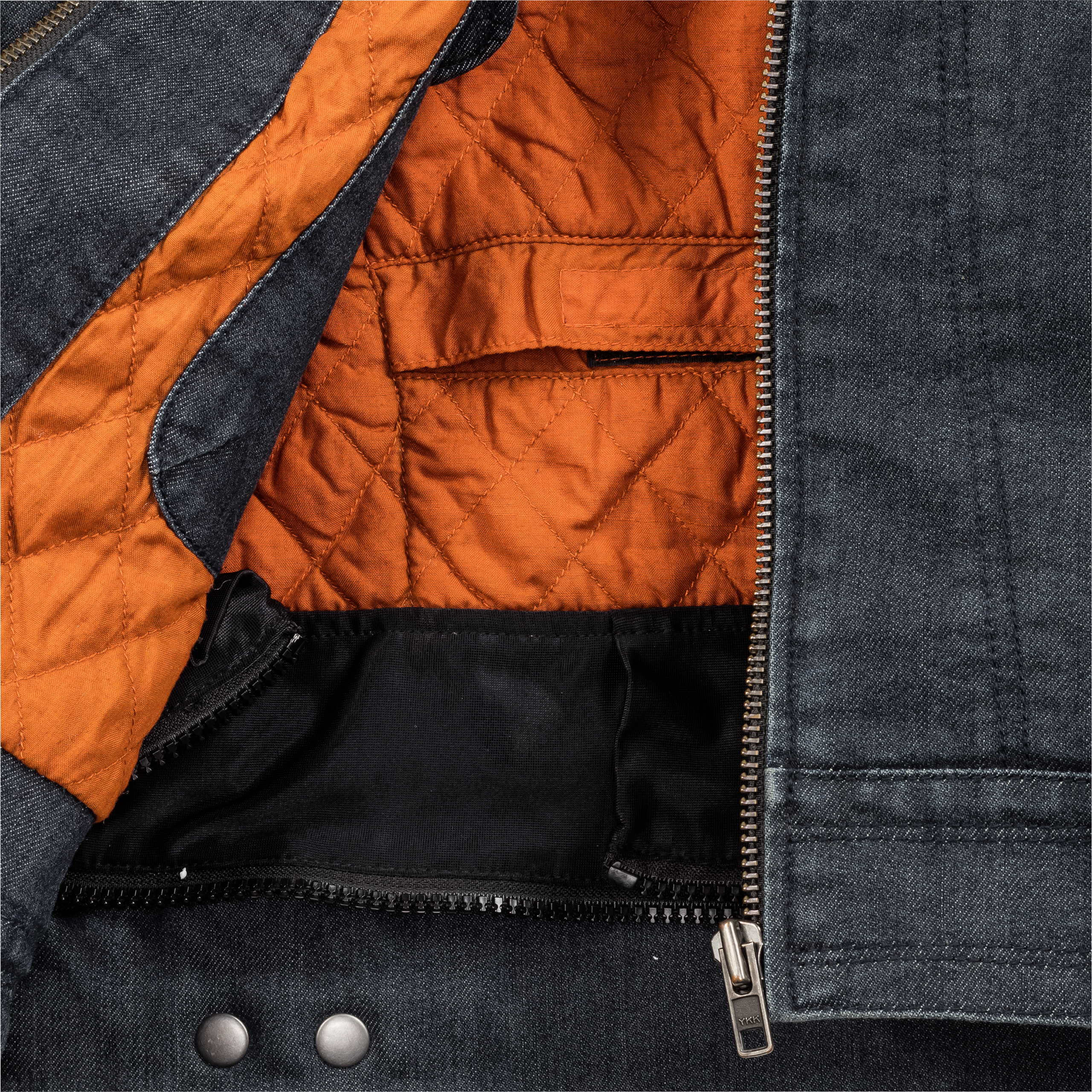 Spirit Motors-Leder-/Textiljacke 1.0 schwarz/blau L-1005811999006010