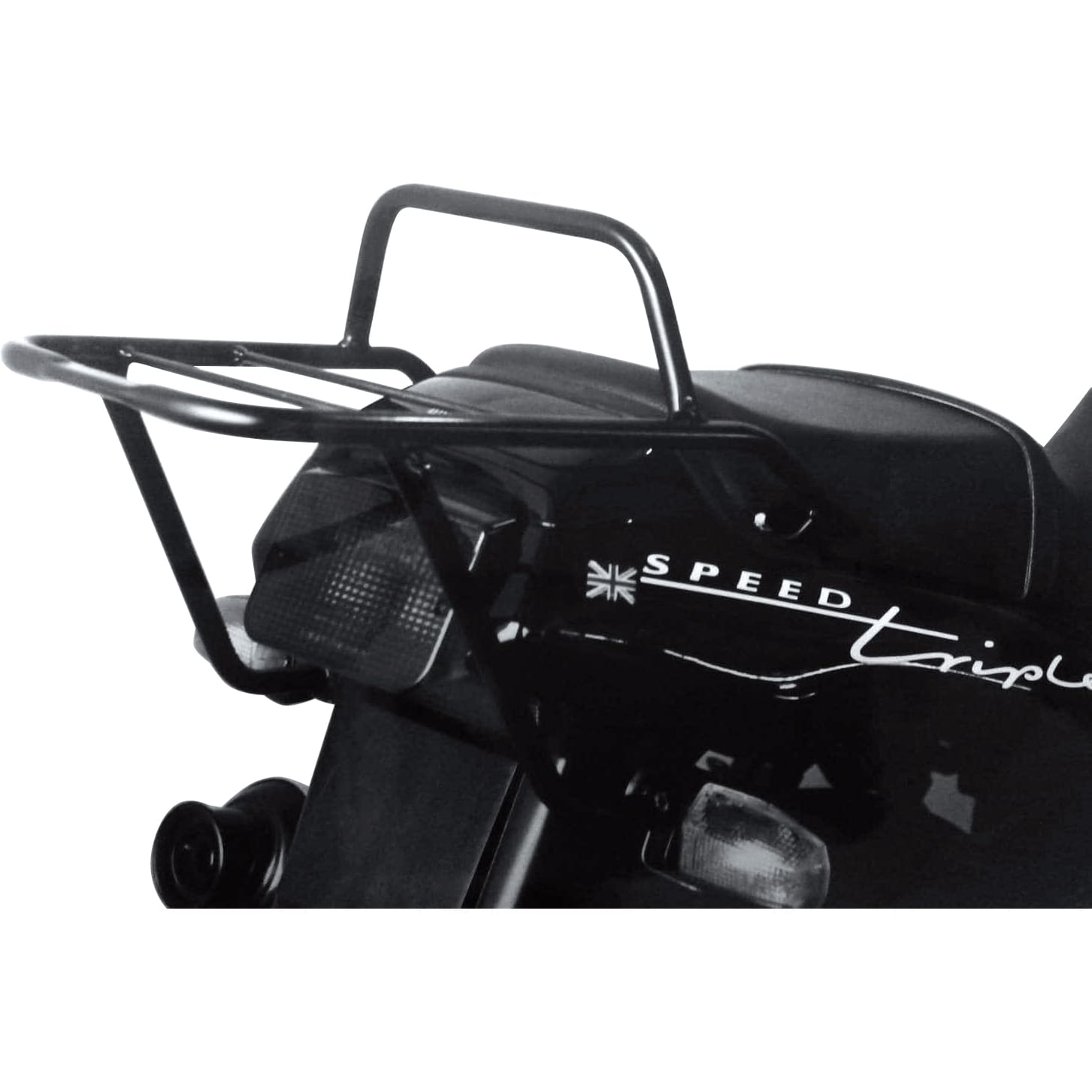 Hepco & Becker Rohrgepäckbrücke TC schwarz für Daytona/Speed Triple 02-06 - Motorradzubehör - Motorradgepäck