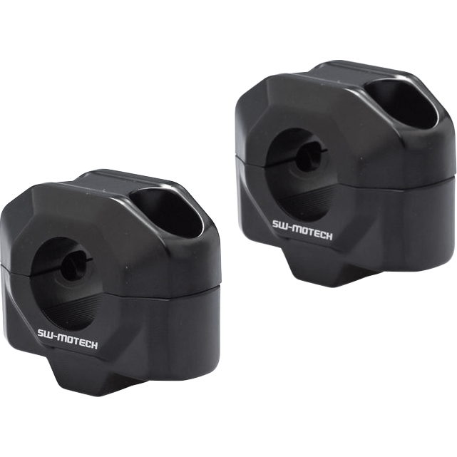 SW-MOTECH Lenkererhöhung PP für 22mm Lenker um 20mm schwarz - Motorradteile & Ersatzteile - Lenker, Griffe & Hebel