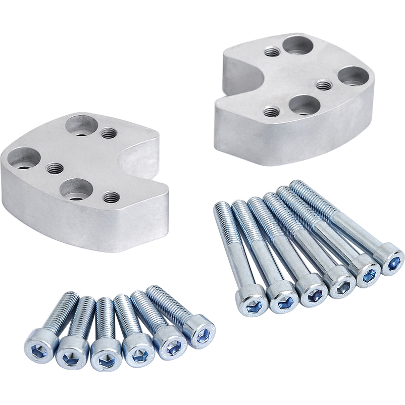 SW-MOTECH-Lenkererhöhung J 25mm LEH.06.039.114/S für Yamaha silber-5687871085000030