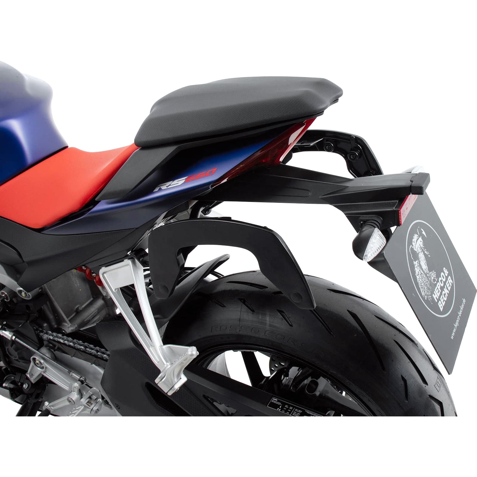 Hepco & Becker Seitentaschenhalter C-Bow schwarz für RS 660 /Tuono 20-24 - Motorradzubehör - Motorradgepäck