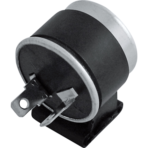 Paaschburg & Wunderlich-Blinkrelais rund Alu 12V 2x21W+3,4W-5542651