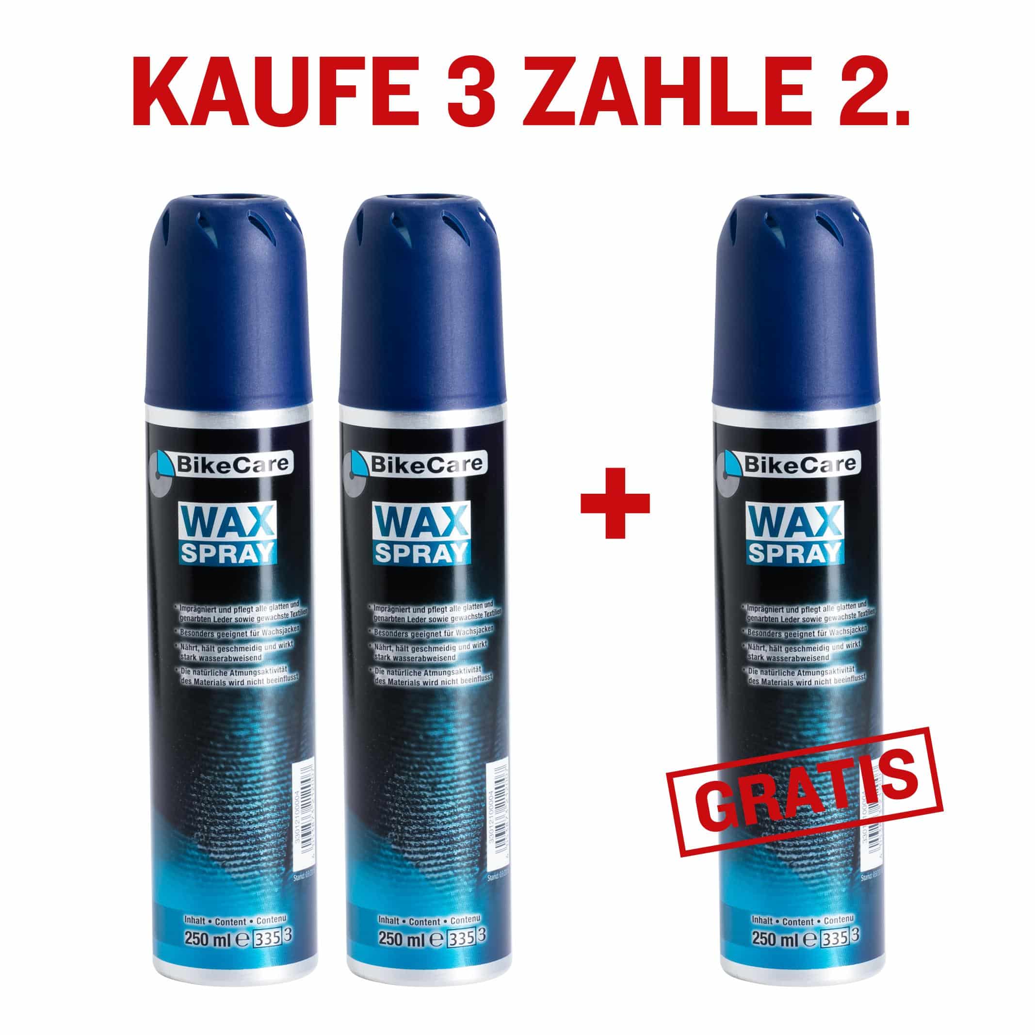BikeCare-Wax Spray 250ml Nimm 3 Zahl 2!-5712471247000009