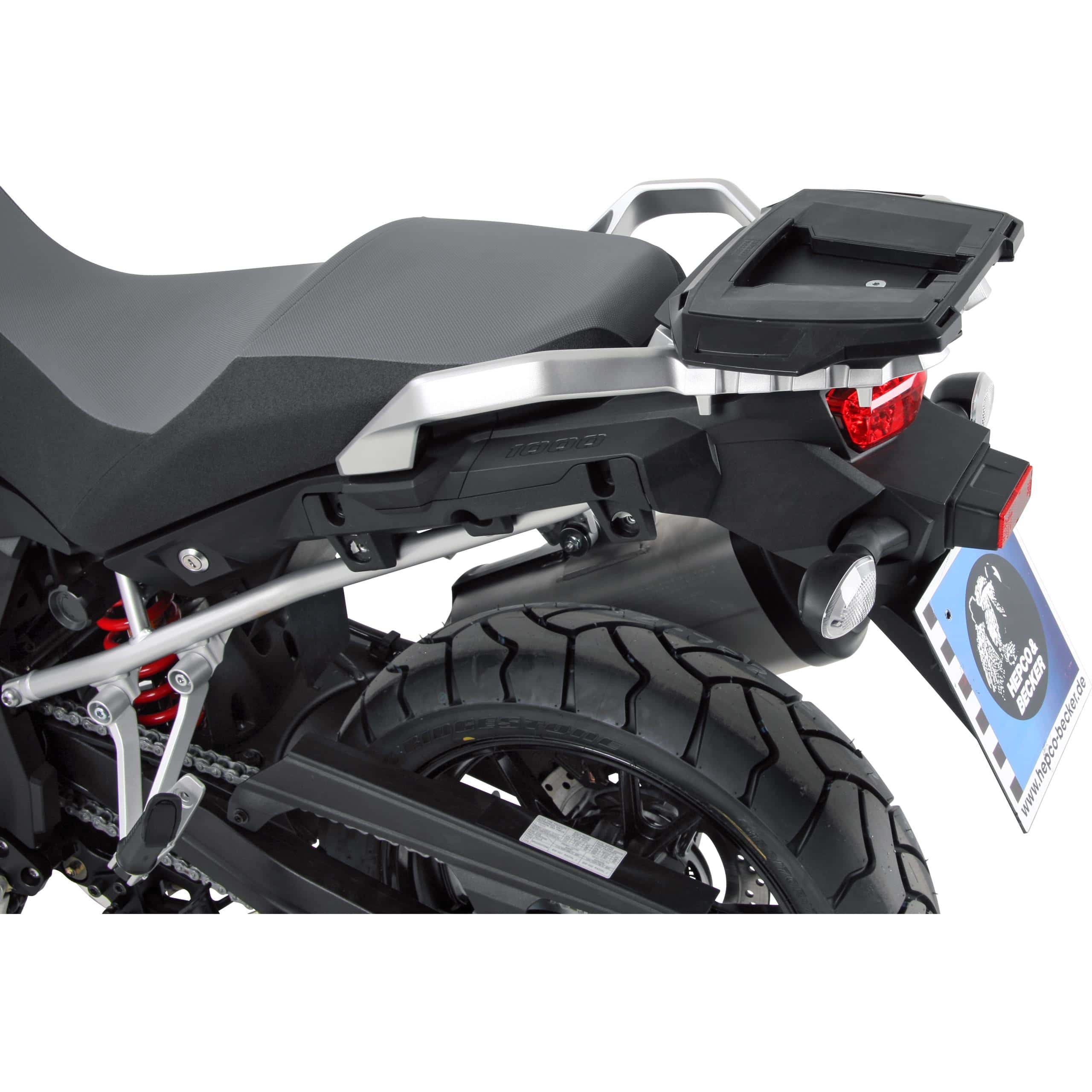 Hepco & Becker Alurack Gepäckbrücke schwarz für DL 1000 V-Strom 2014-2019 - Motorradzubehör - Motorradgepäck