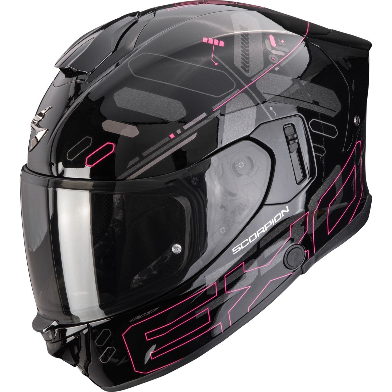 Scorpion EXO 530 Air Clip Fond schwarz/pink M - Helme & Brillen - Motorradhelme