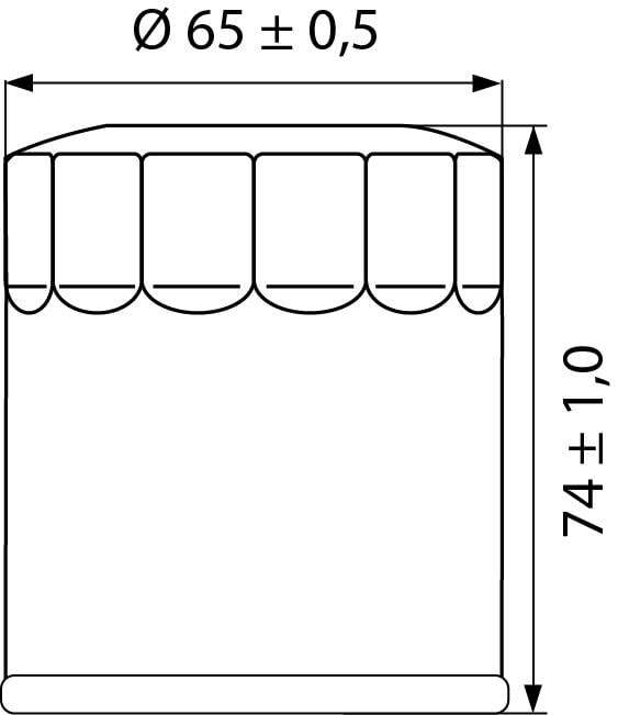 Hi-Q Ölfilter Patrone OF156 für KTM - Motorradteile & Ersatzteile - Filter & Schläuche