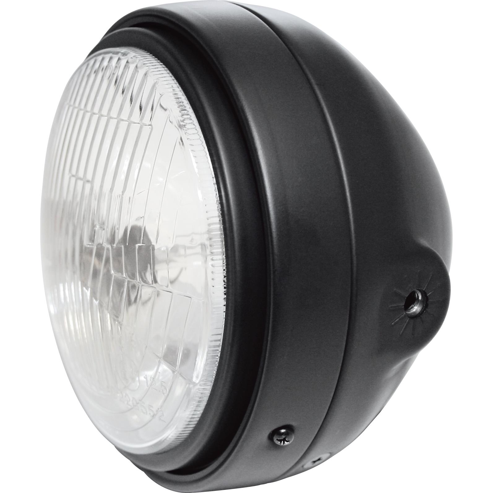 Shin Yo H4 Hauptscheinwerfer 165mm seitlich schwarz - Motorradteile & Ersatzteile - Beleuchtung