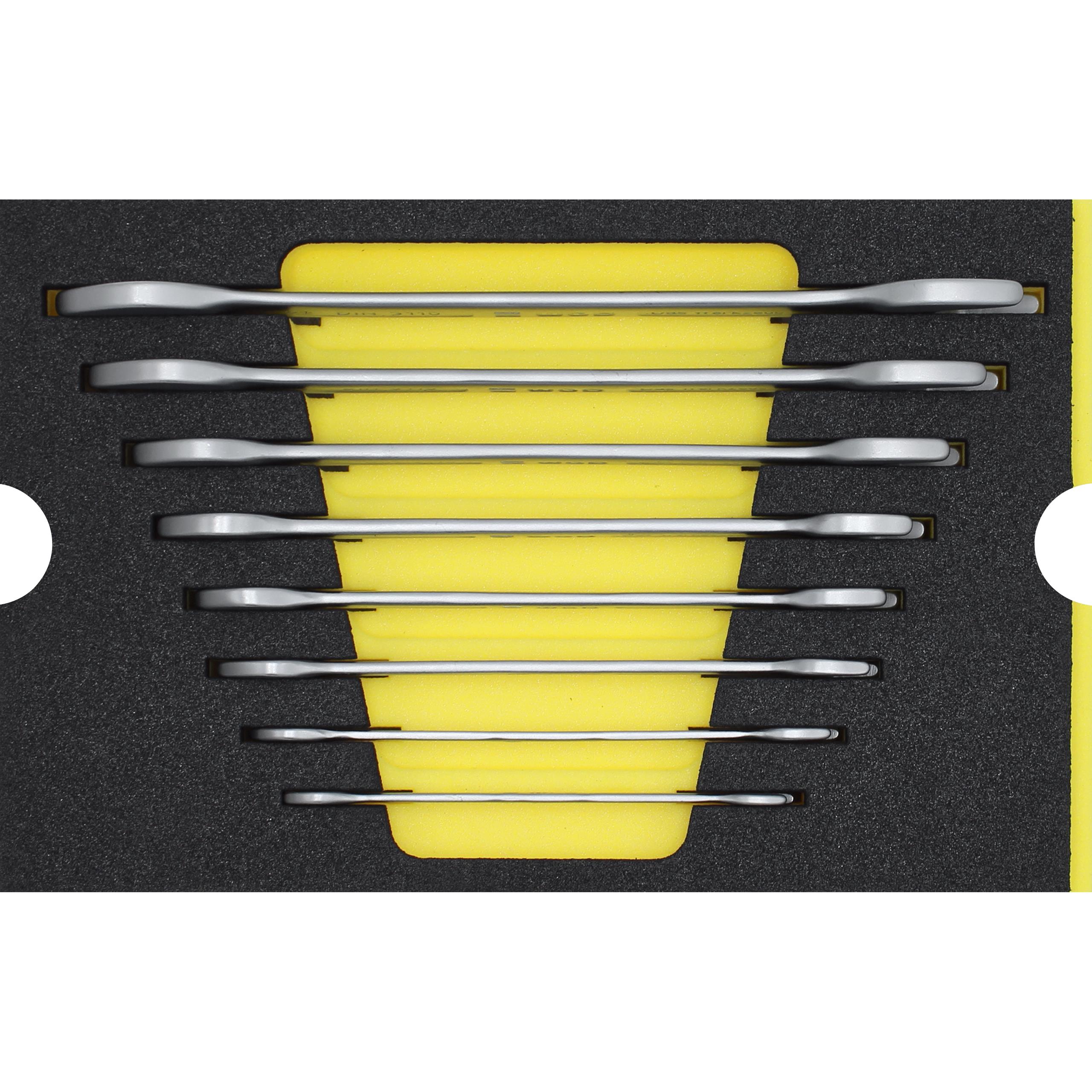 WGB-MES gelb Maulschlüsselsatz 8-teilig-5732151