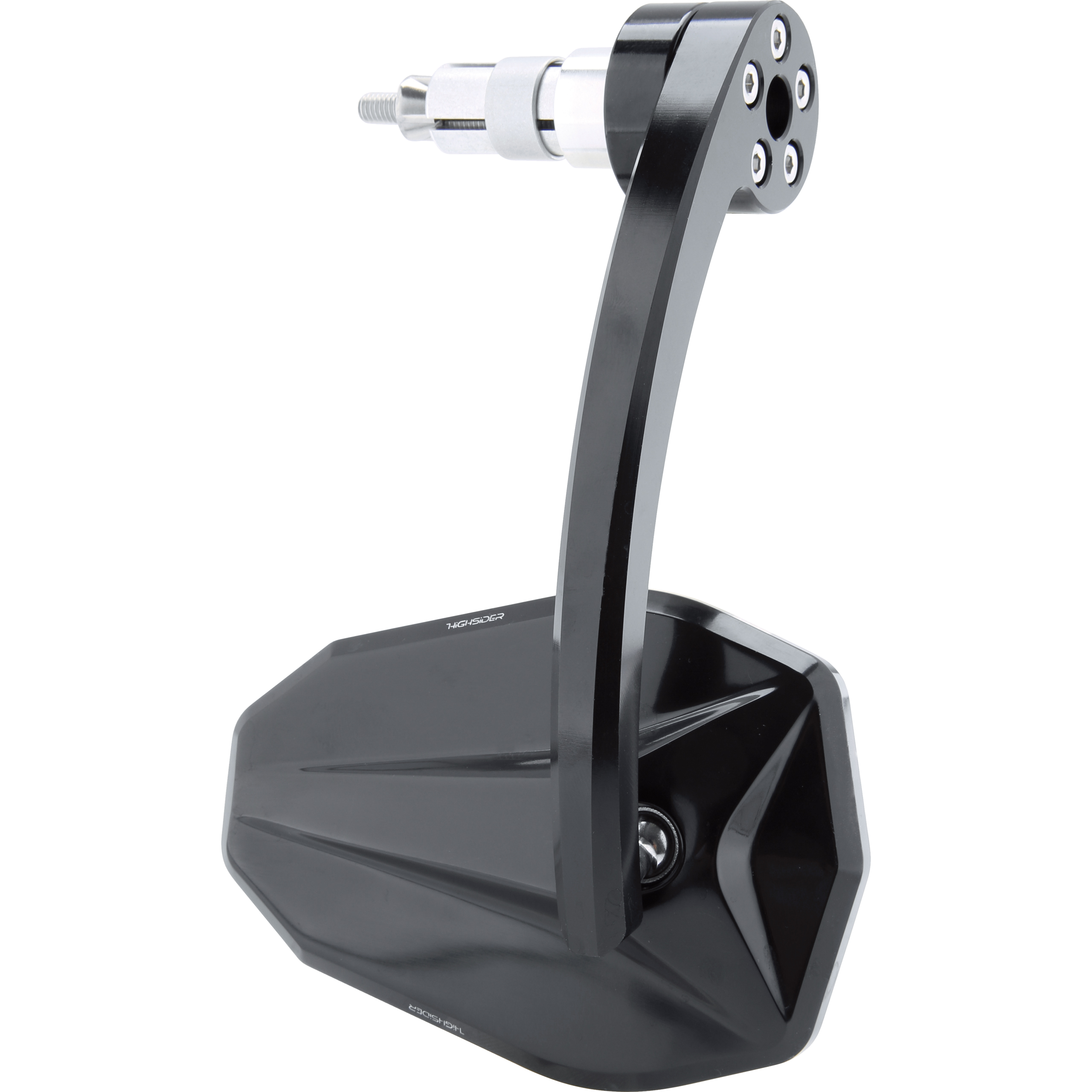 Highsider-Lenkerendenspiegel für 12-22mm Victory EVO Alu schwarz-5699991112004500